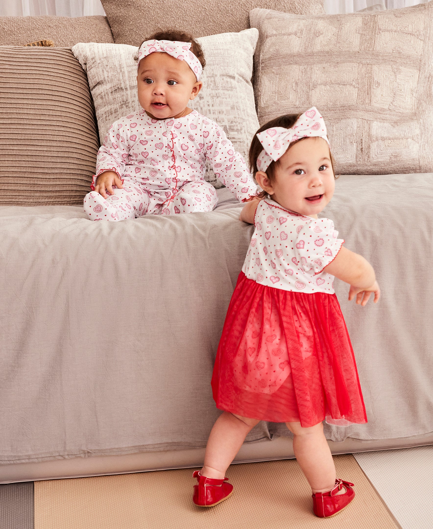 Heartfelt Hearts Bodysuit Dress - Kissy Kissy