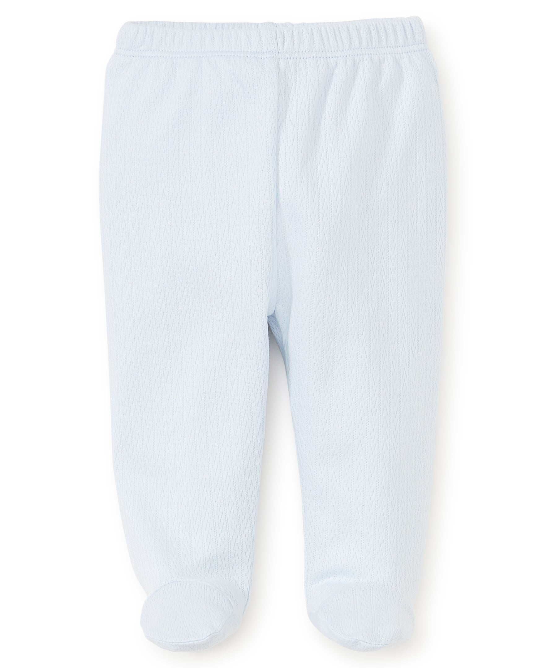 Blue Pointelle Footed Pant - Main Image