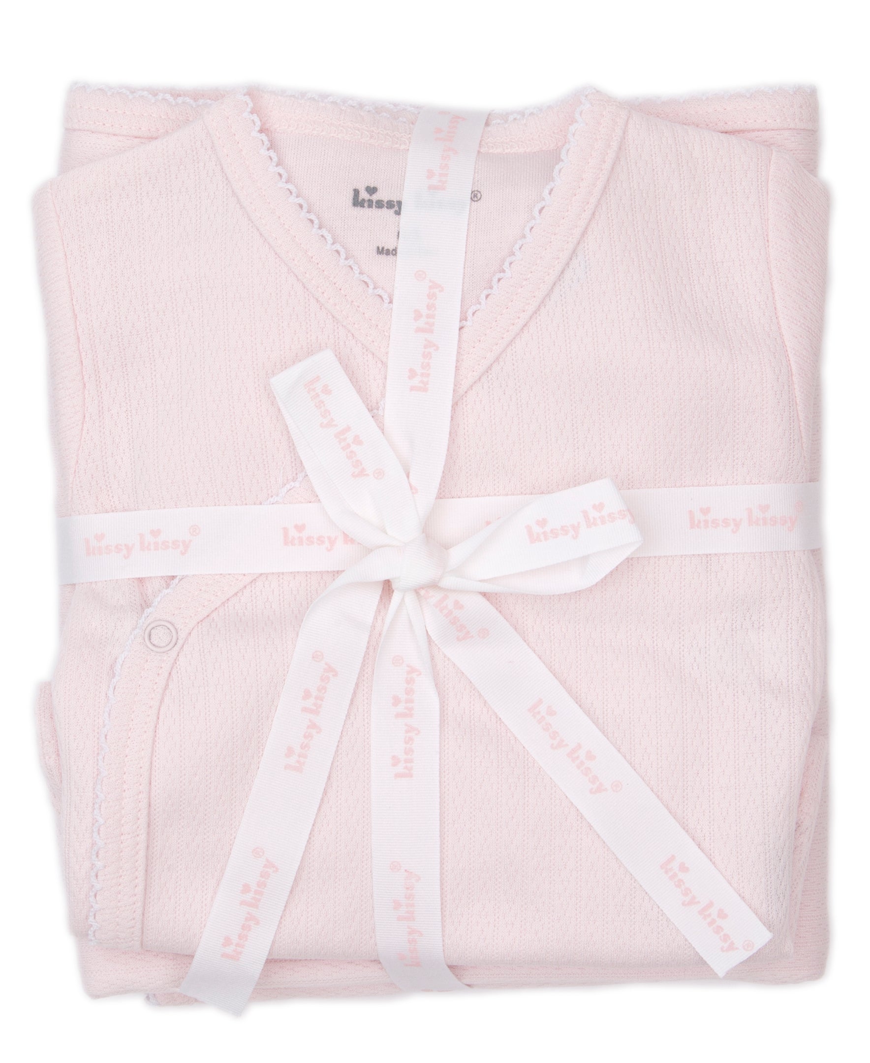 Take Me Home Pink Pointelle Bundle Set - Kissy Kissy