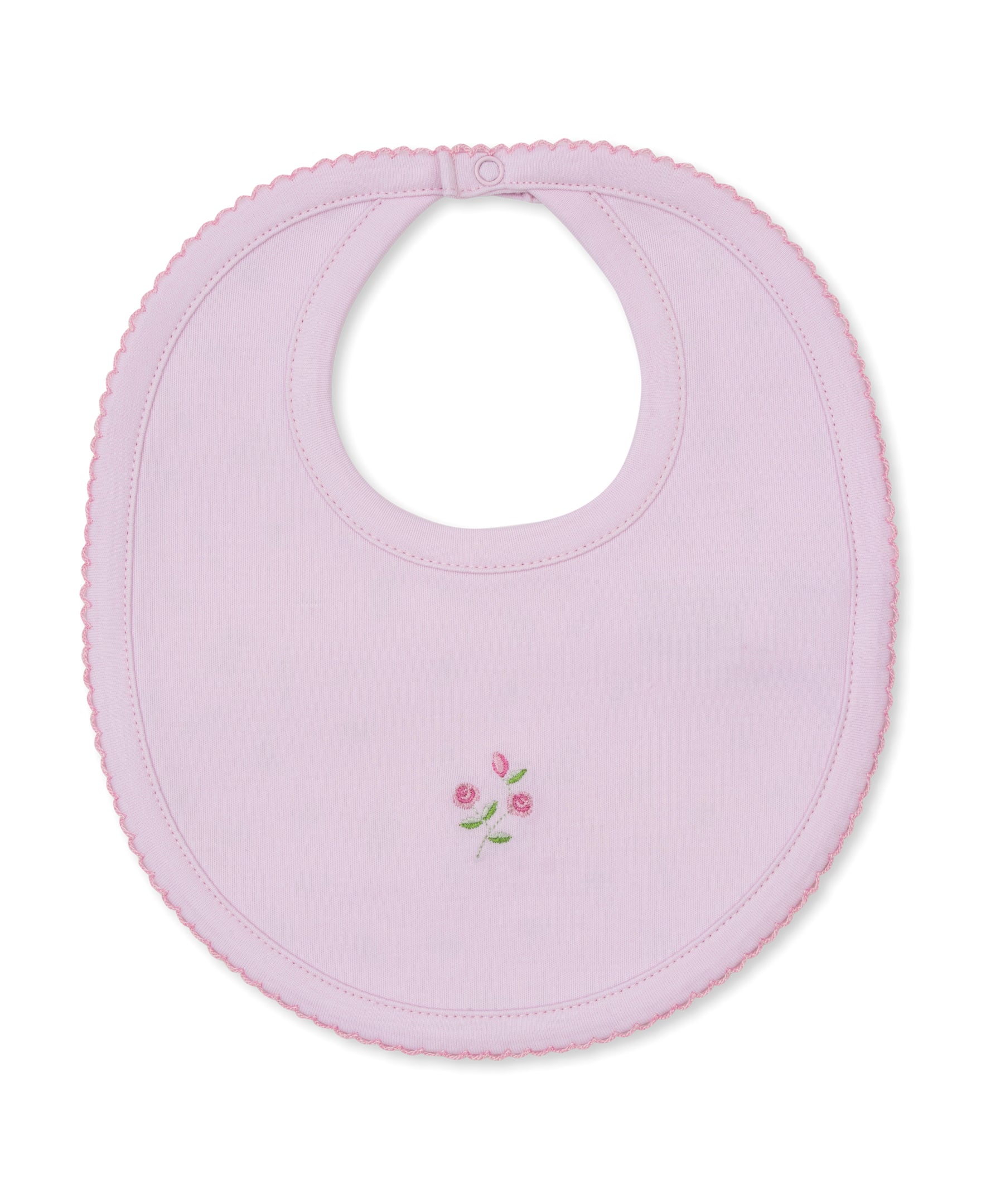 Garden Roses Pink Reversible Bib - Kissy Kissy