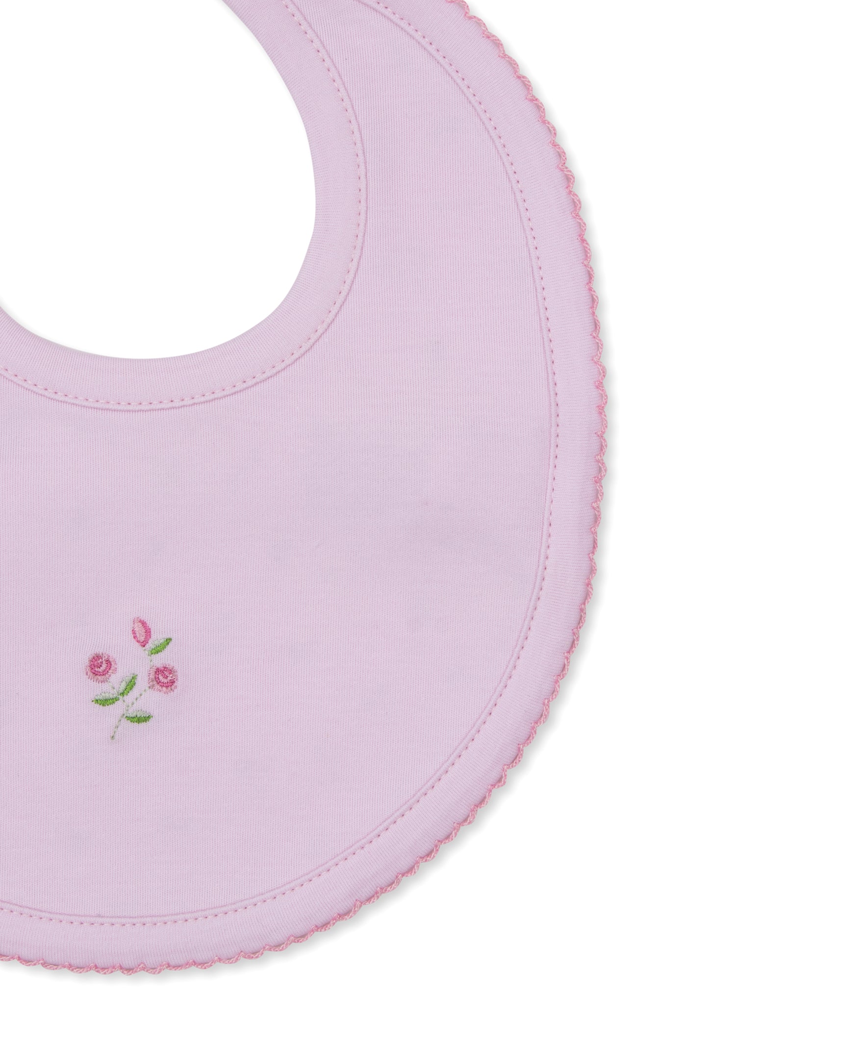 Garden Roses Pink Reversible Bib - Kissy Kissy
