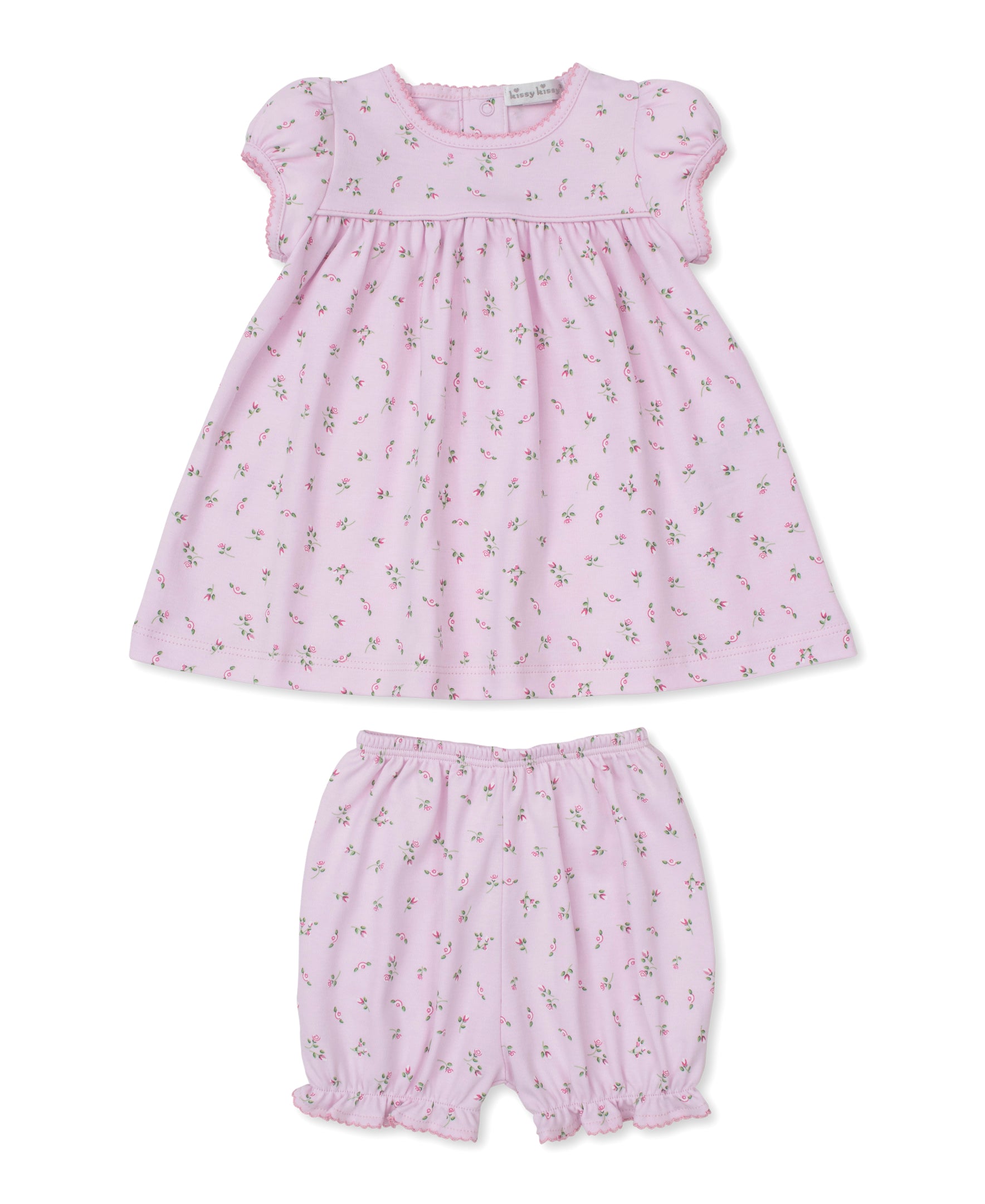 Garden Roses Pink Dress Set - Kissy Kissy
