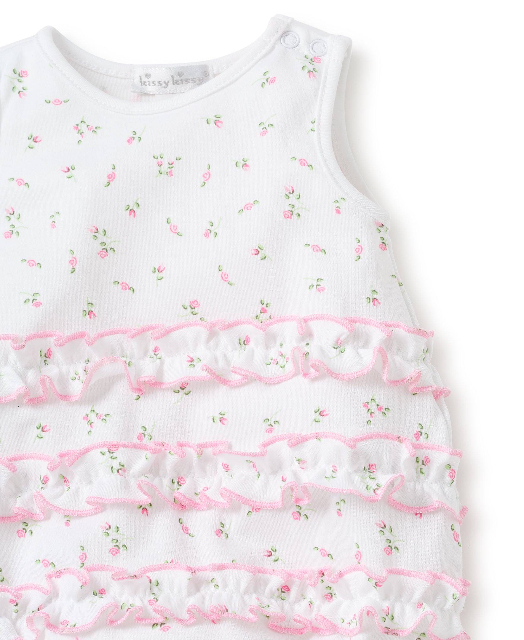 Garden Roses Ruffle Bubble - Kissy Kissy