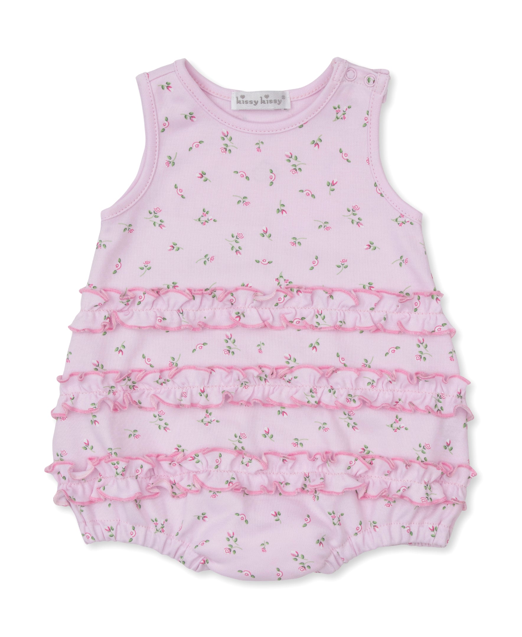 Garden Roses Pink Ruffle Bubble - Kissy Kissy