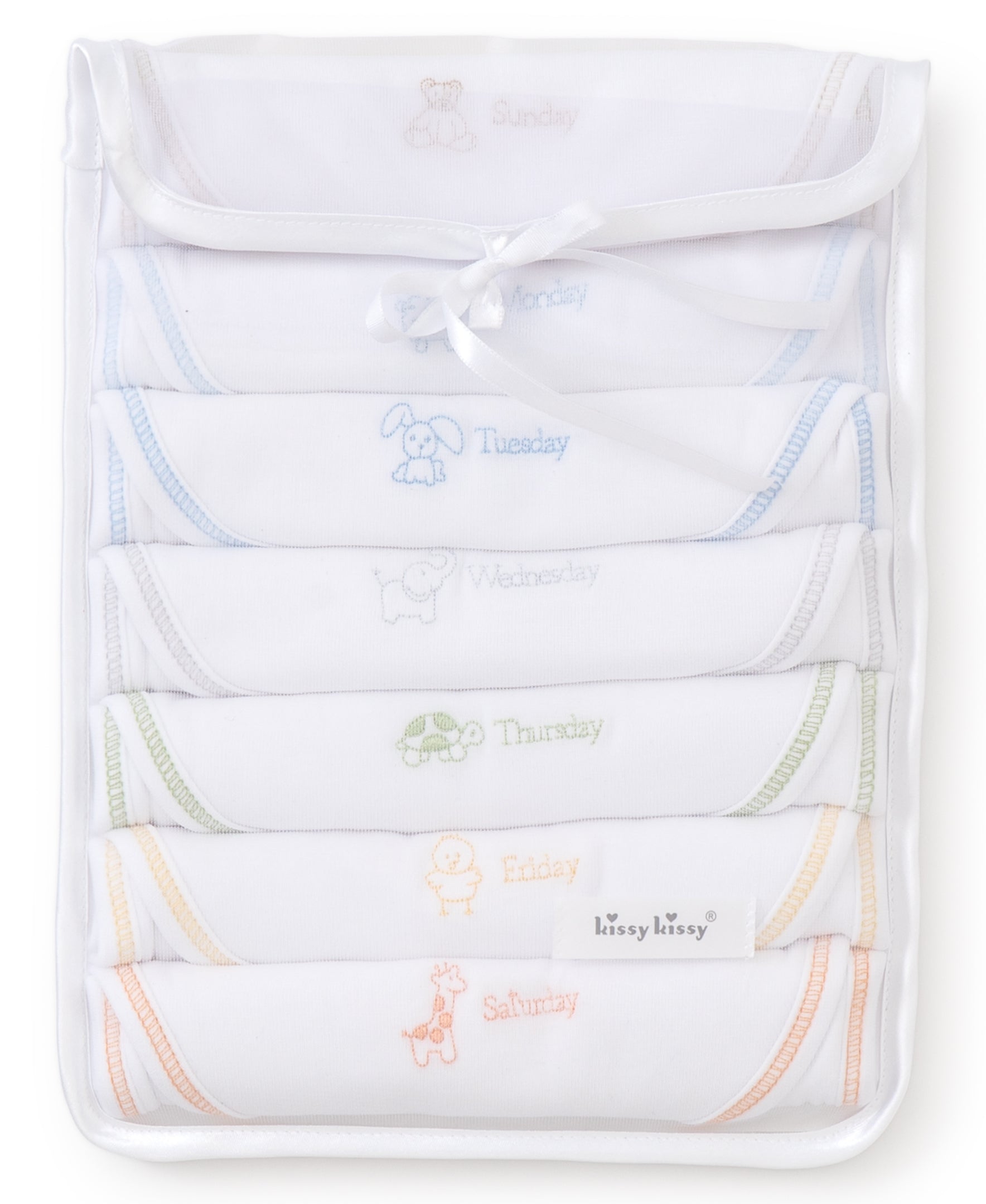Days of the Week Boys Bib Set - Kissy Kissy