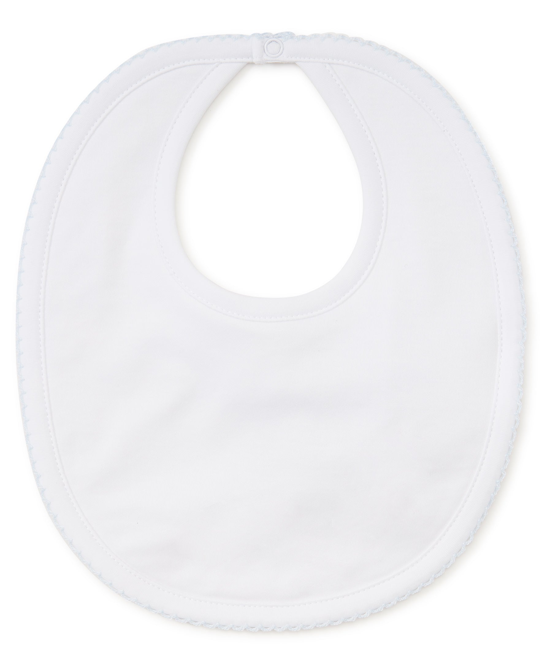 White/Blue Kissy Basics Bib - Kissy Kissy