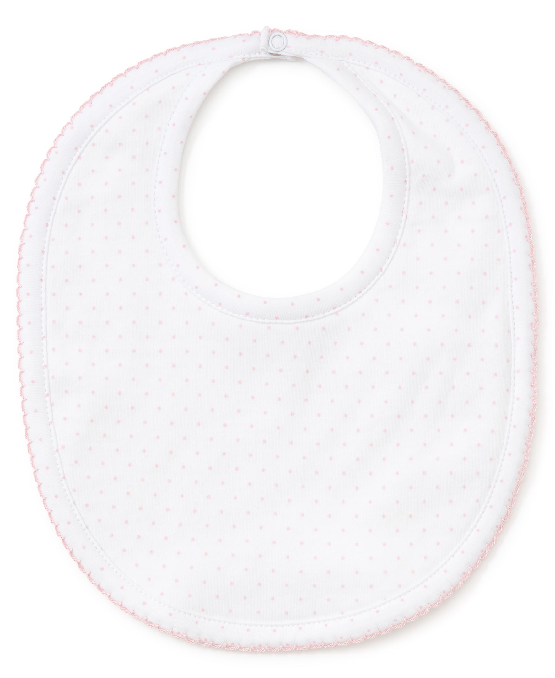 White/Pink New Kissy Dots Print Bib - Kissy Kissy