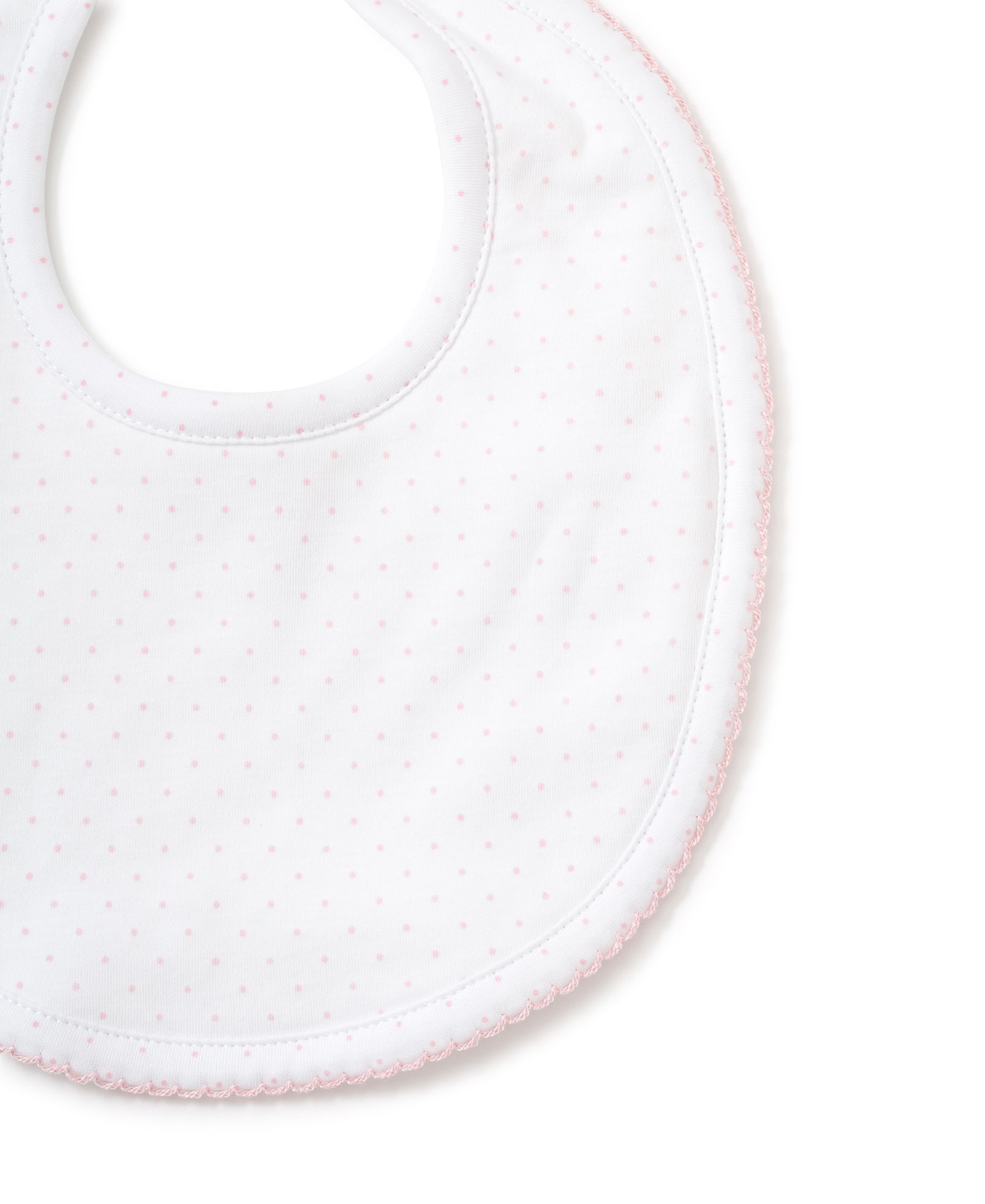 White/Pink New Kissy Dots Print Bib - Kissy Kissy