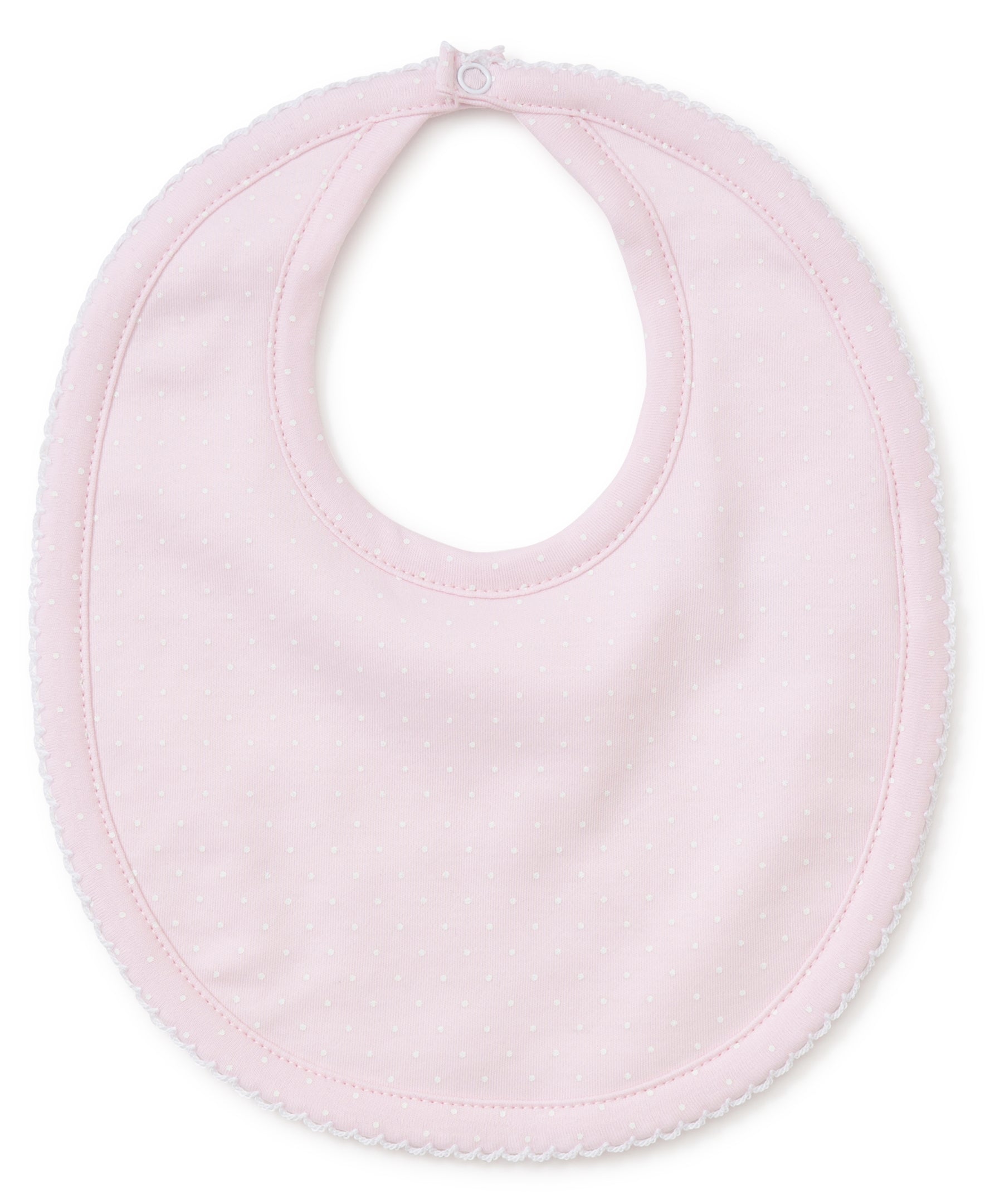 Pink/White New Kissy Dots Print Bib - Kissy Kissy