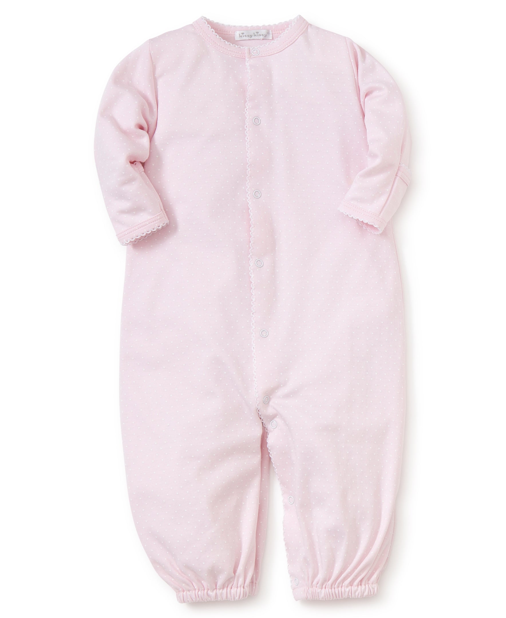 Pink/White New Kissy Dots Print Converter Gown - Kissy Kissy