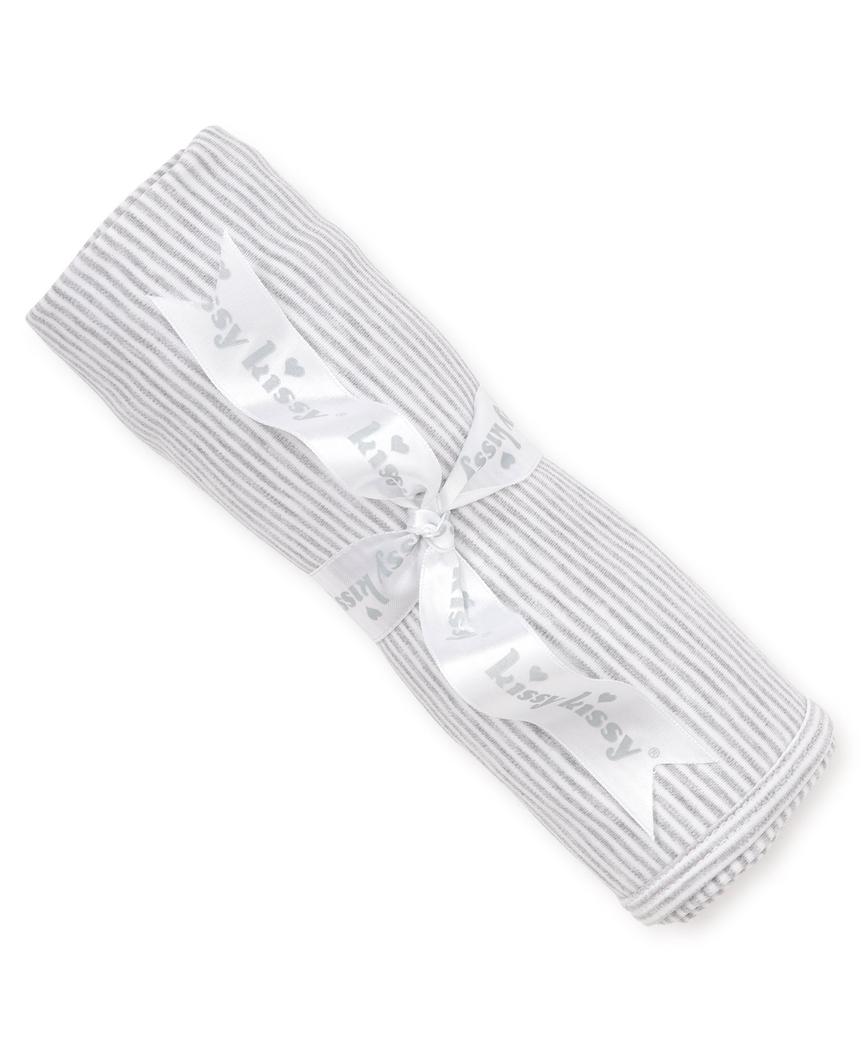 Gray Kissy Essentials Stripe Blanket - Kissy Kissy