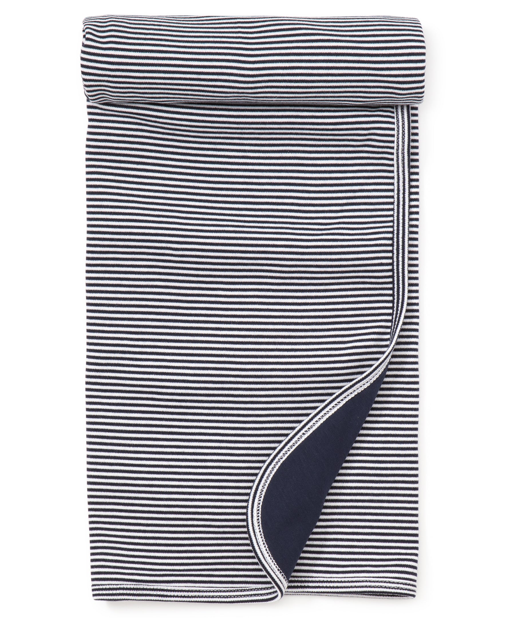 Navy Kissy Essentials Stripe Blanket - Kissy Kissy