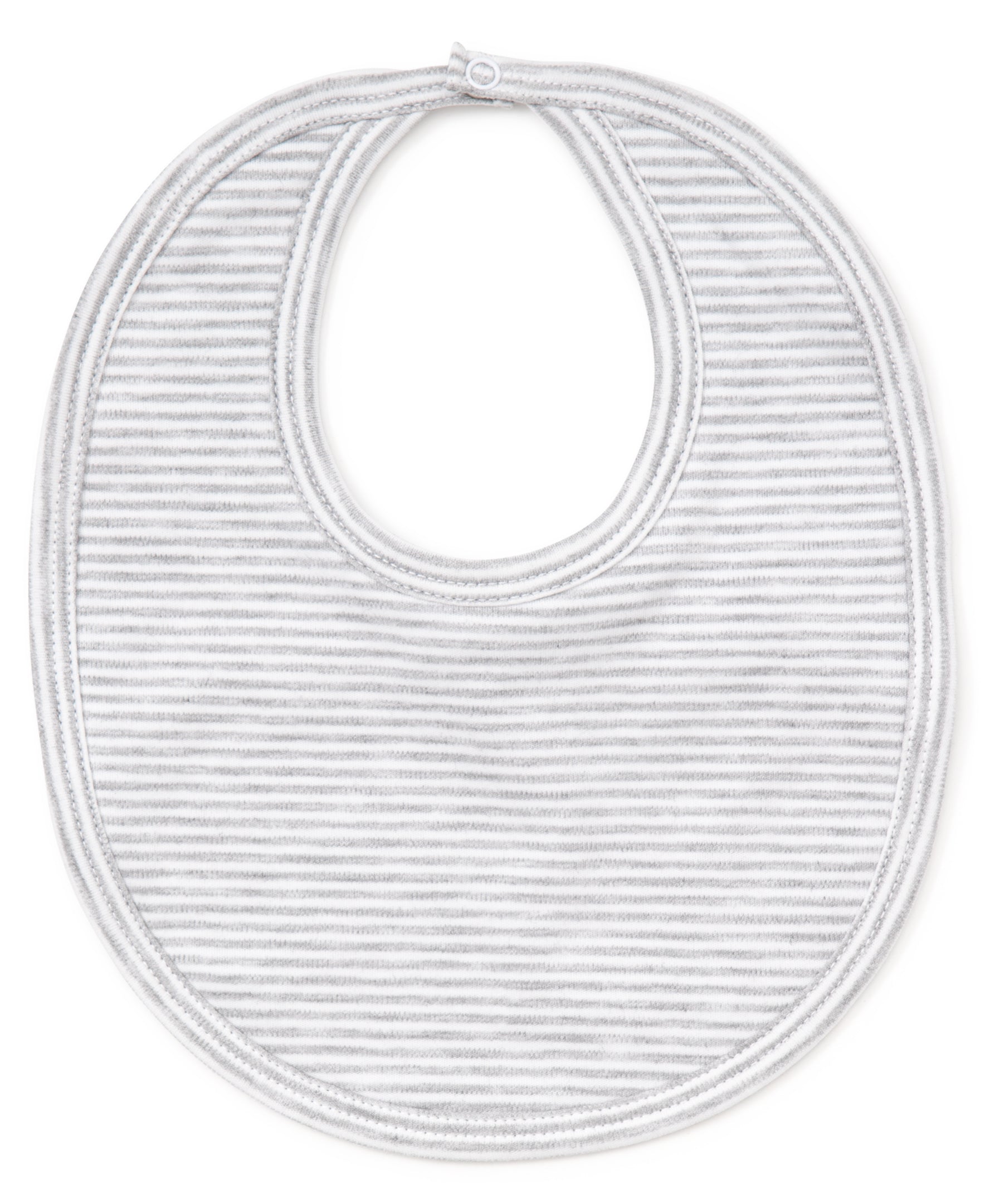 Gray Kissy Essentials Stripe Bib - Kissy Kissy