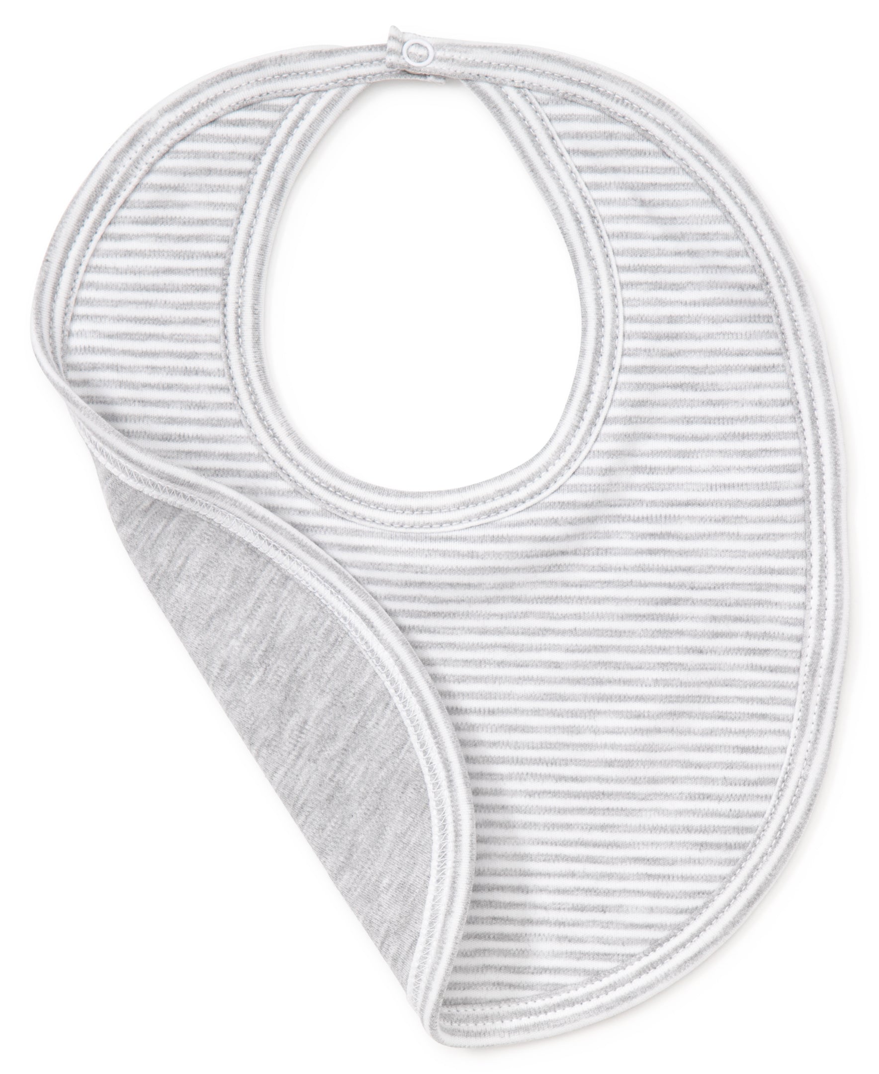 Gray Kissy Essentials Stripe Bib - Kissy Kissy