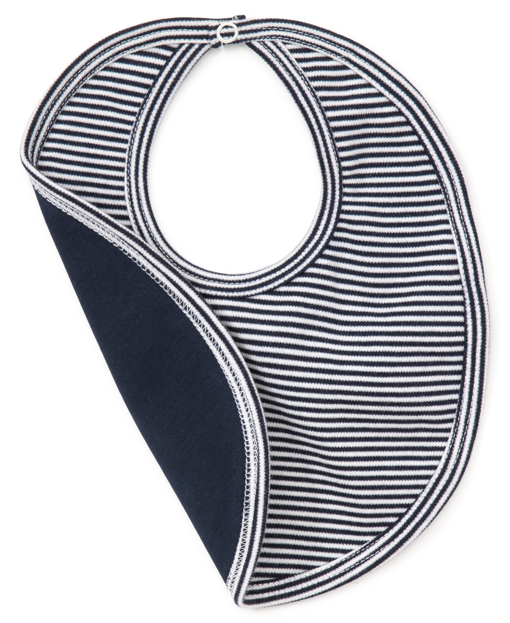 Navy Kissy Essentials Stripe Bib - Kissy Kissy