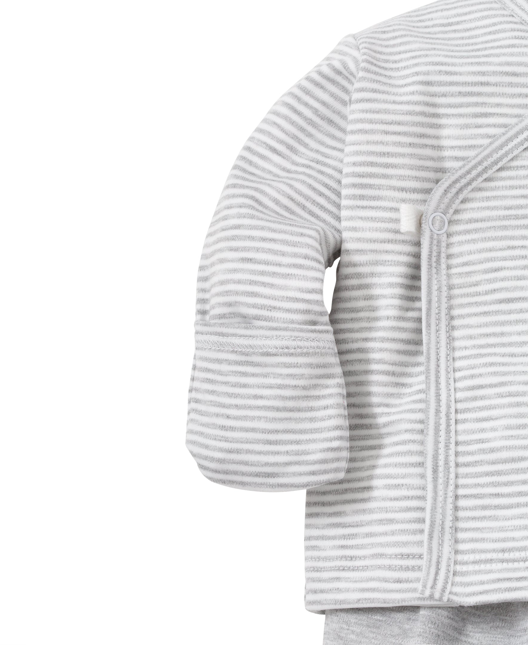 Gray Kissy Essentials Pant Set w/L/S Cross Tee - Kissy Kissy