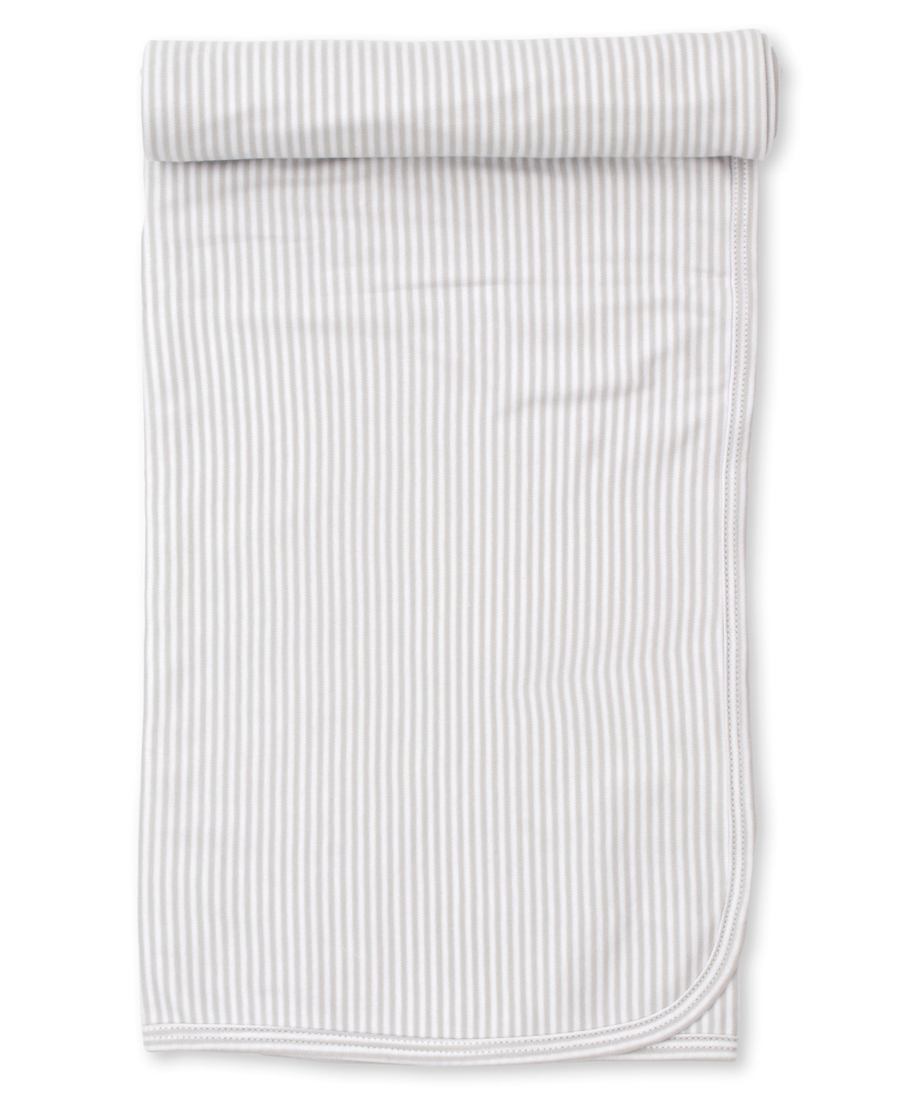Silver Simple Stripes Blanket - Kissy Kissy