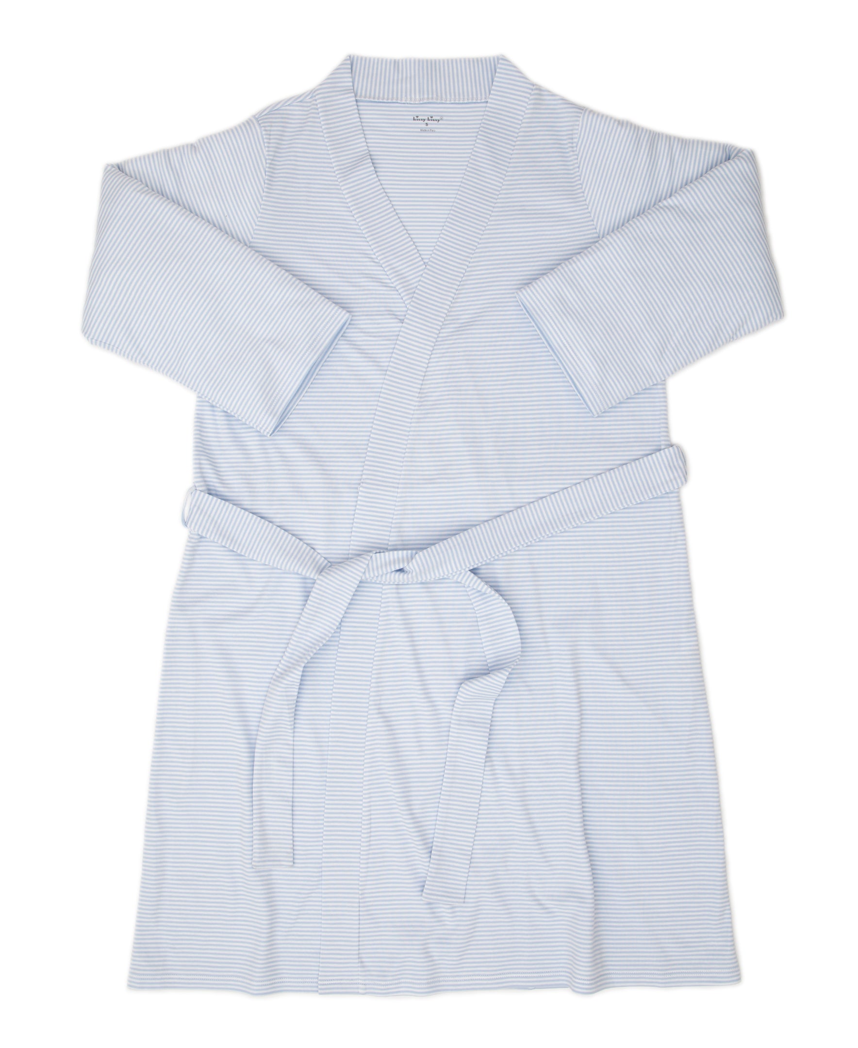 Simple Stripes Blue Adult Robe - Kissy Kissy