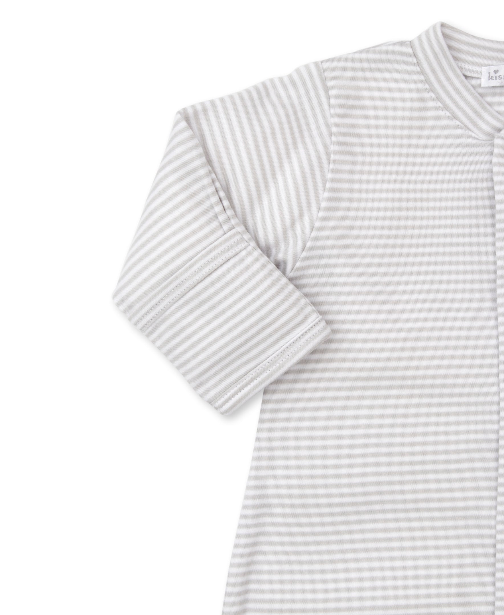 Simple Stripes Silver Convertible Gown - Kissy Kissy