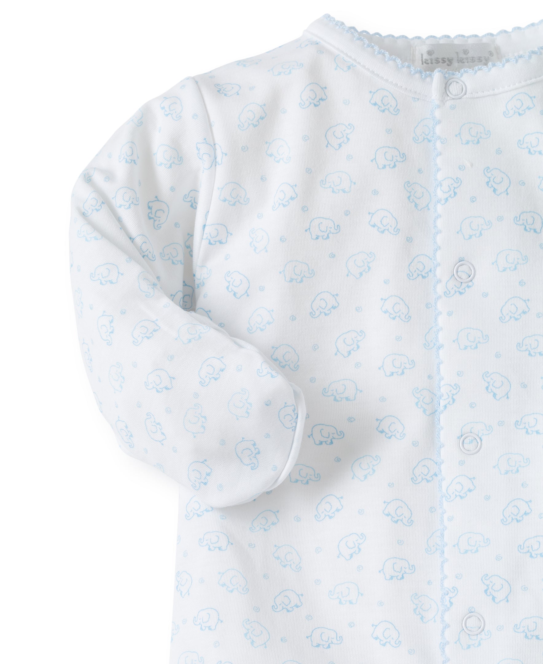 Blue Ele-Fun Footie - Kissy Kissy