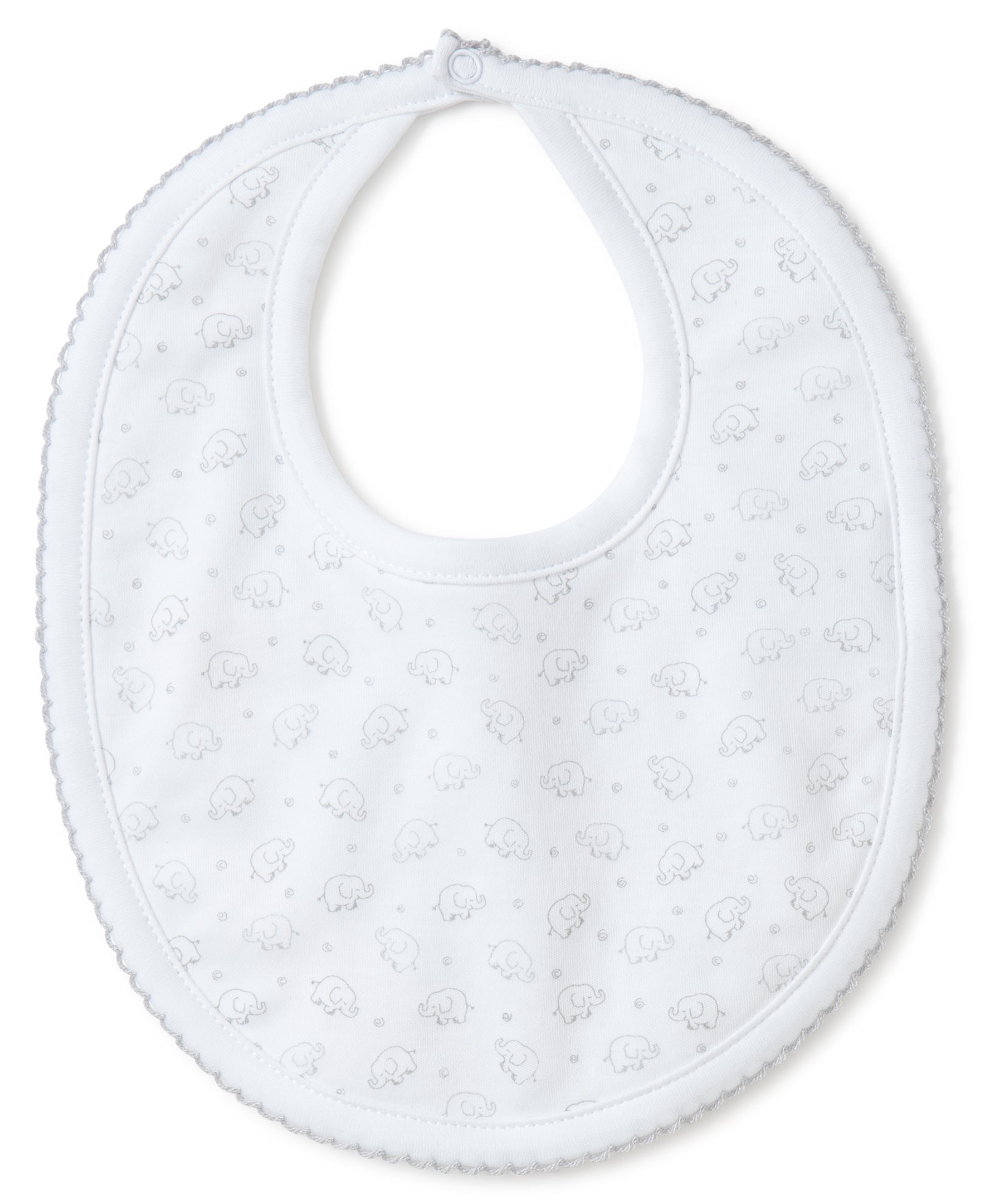 Silver Ele-Fun Bib - Kissy Kissy