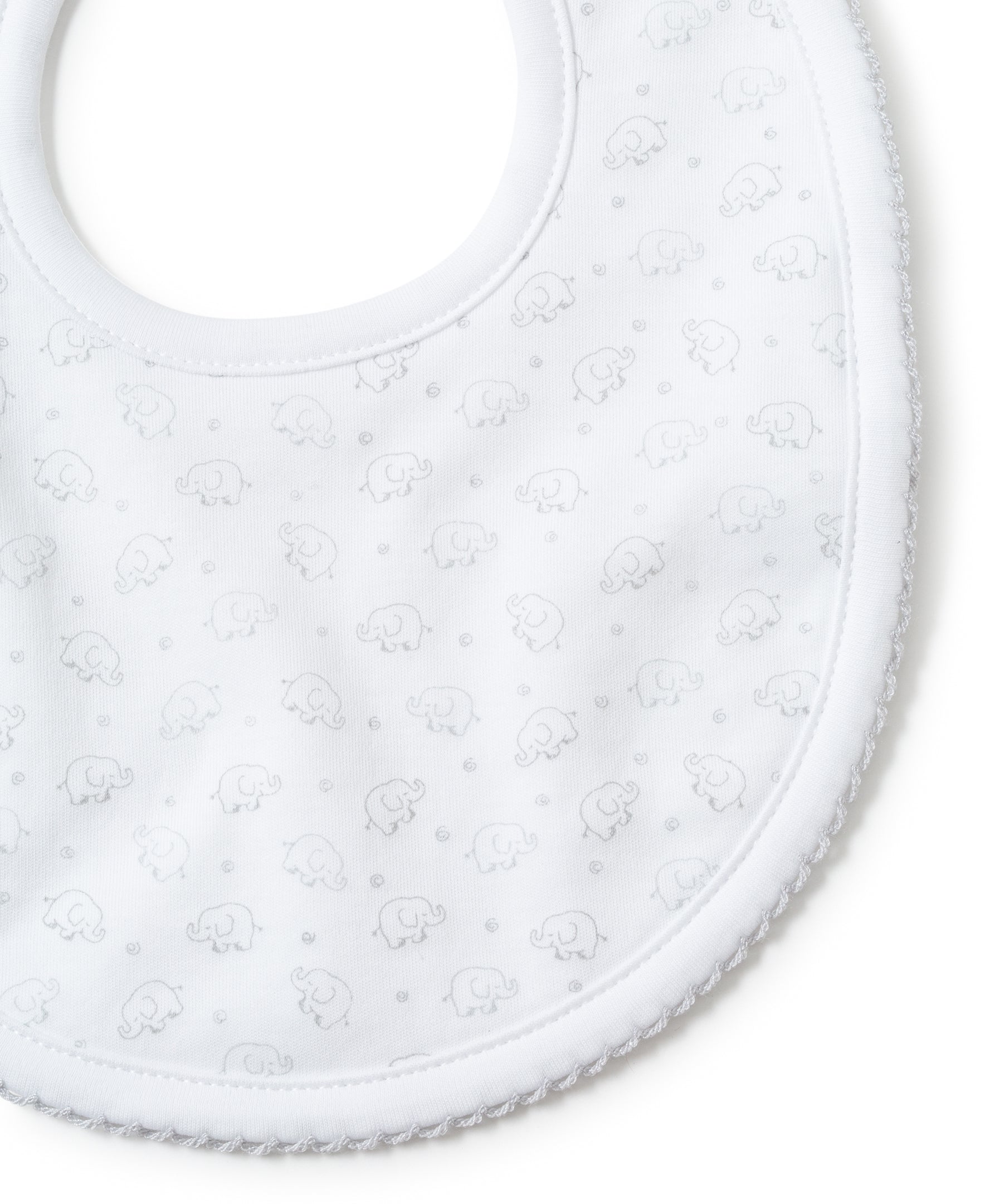 Silver Ele-Fun Bib - Kissy Kissy