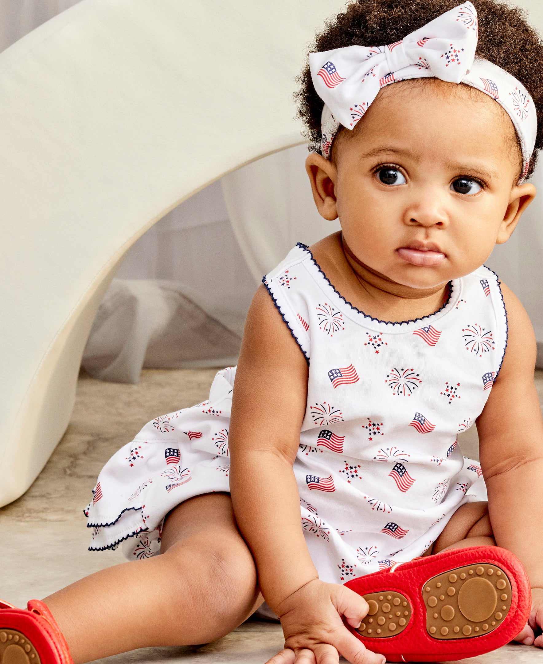 Bold Stripes & Bright Stars Bubble - Kissy Kissy