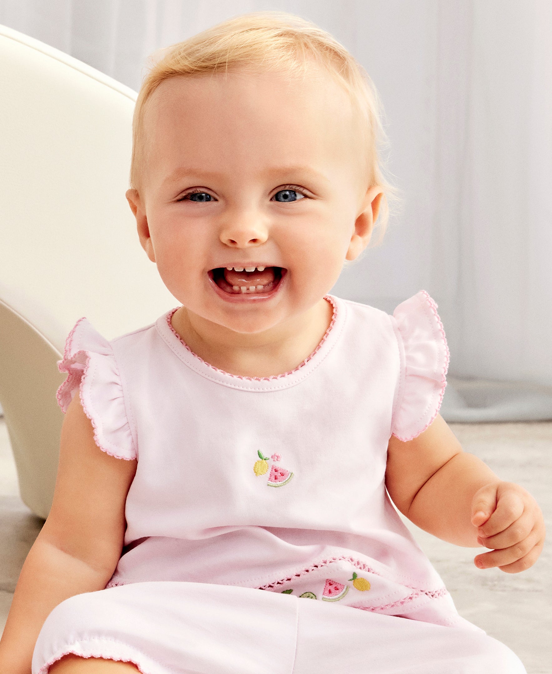 Fruit Fiesta Pink Sunsuit Set - Kissy Kissy