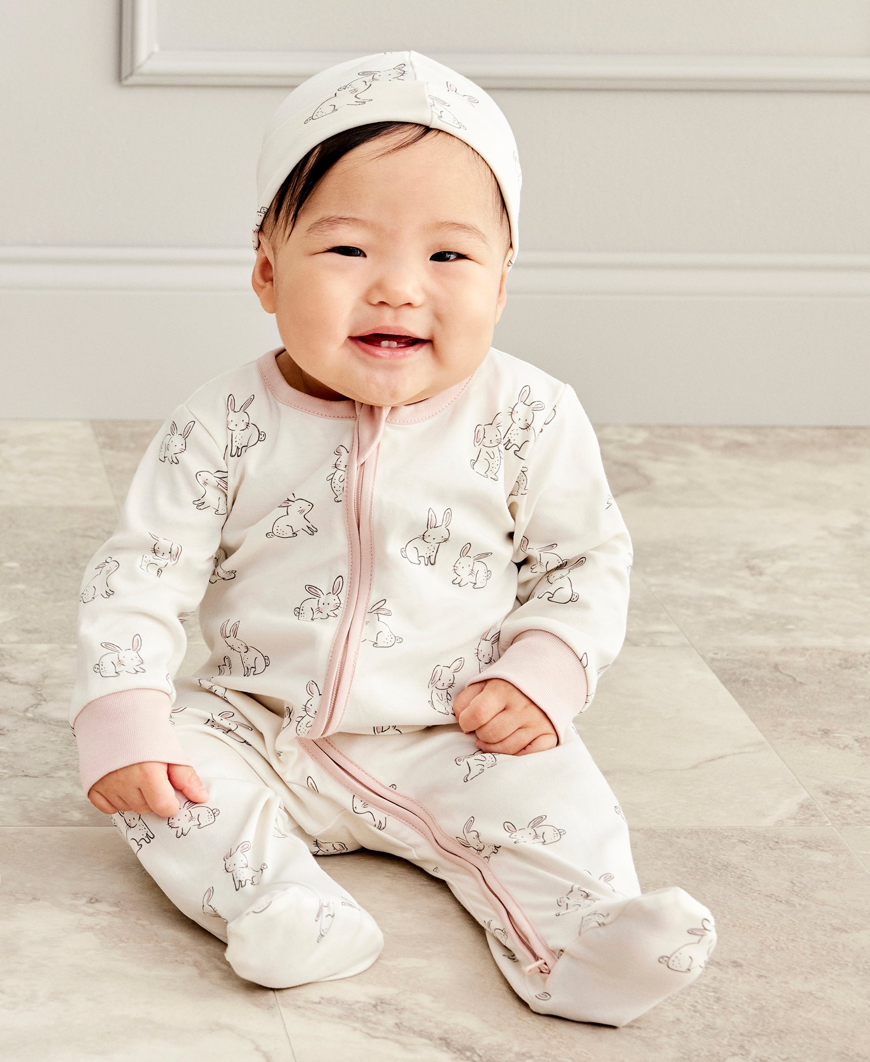 Kissy Love Bunny Buddies Pink Knotted Hat - Kissy Kissy