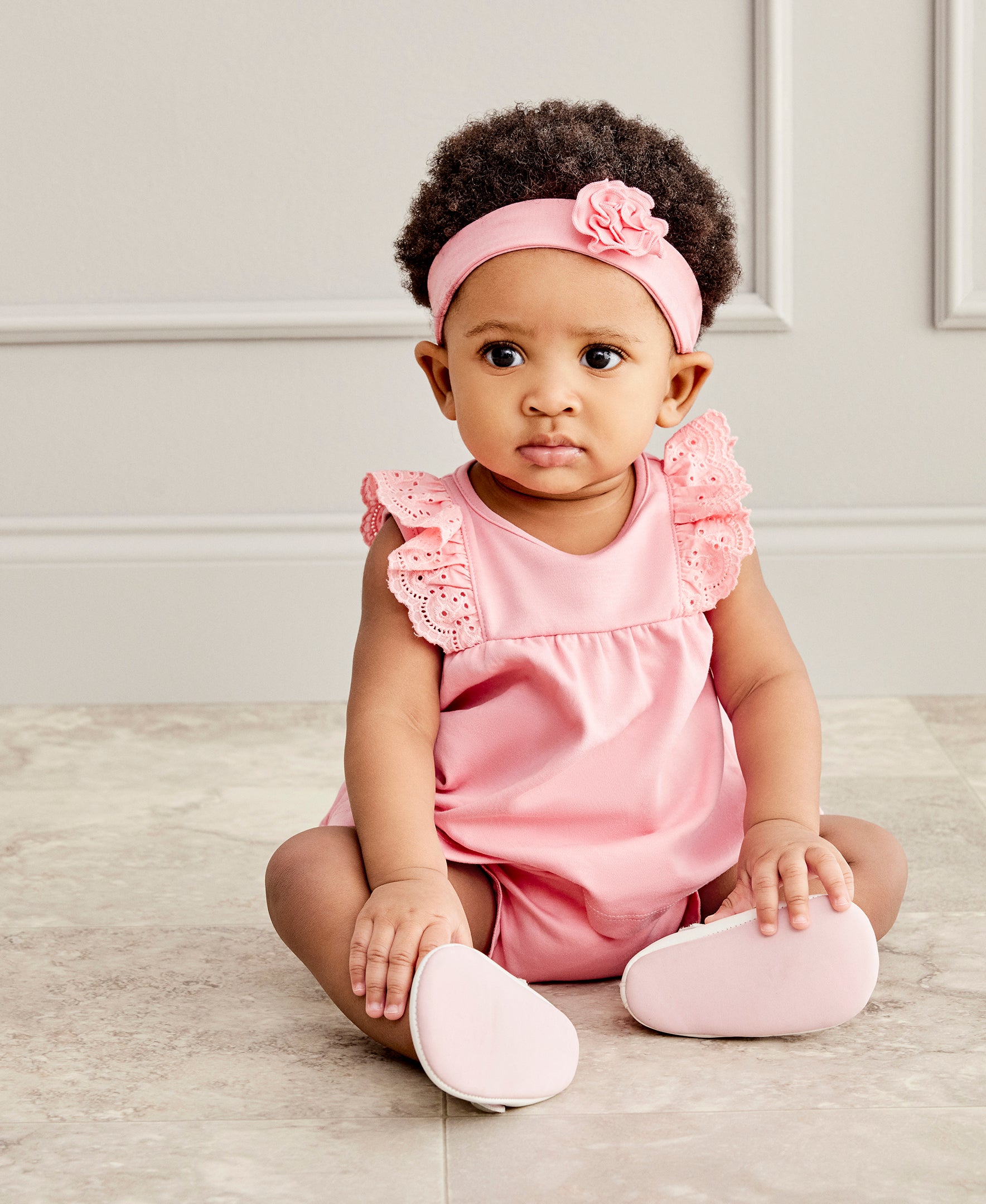 Kissy Love Pink Sunsuit Set - Kissy Kissy