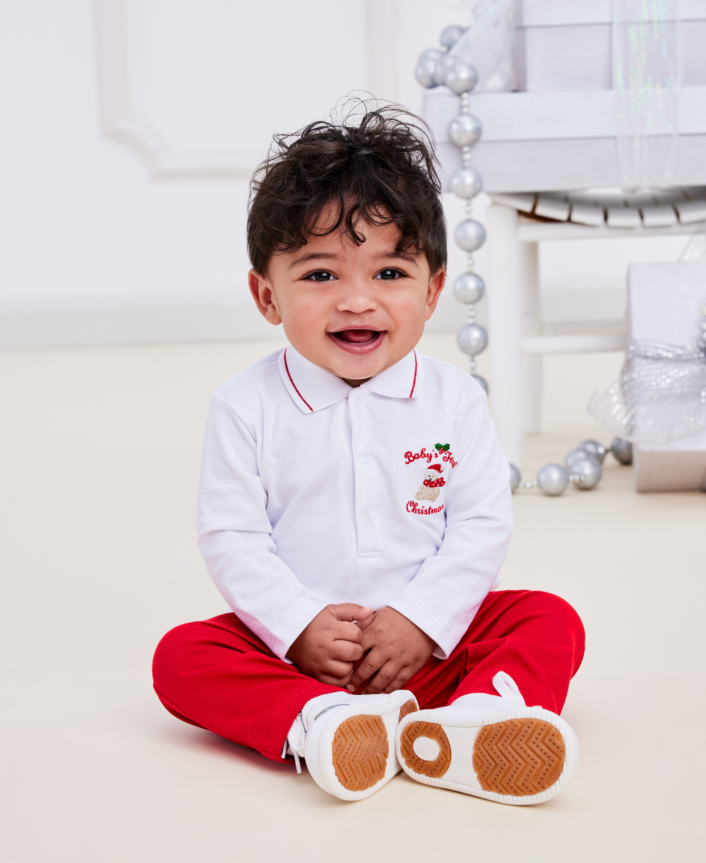 Baby's First Christmas Pant Set - Kissy Kissy