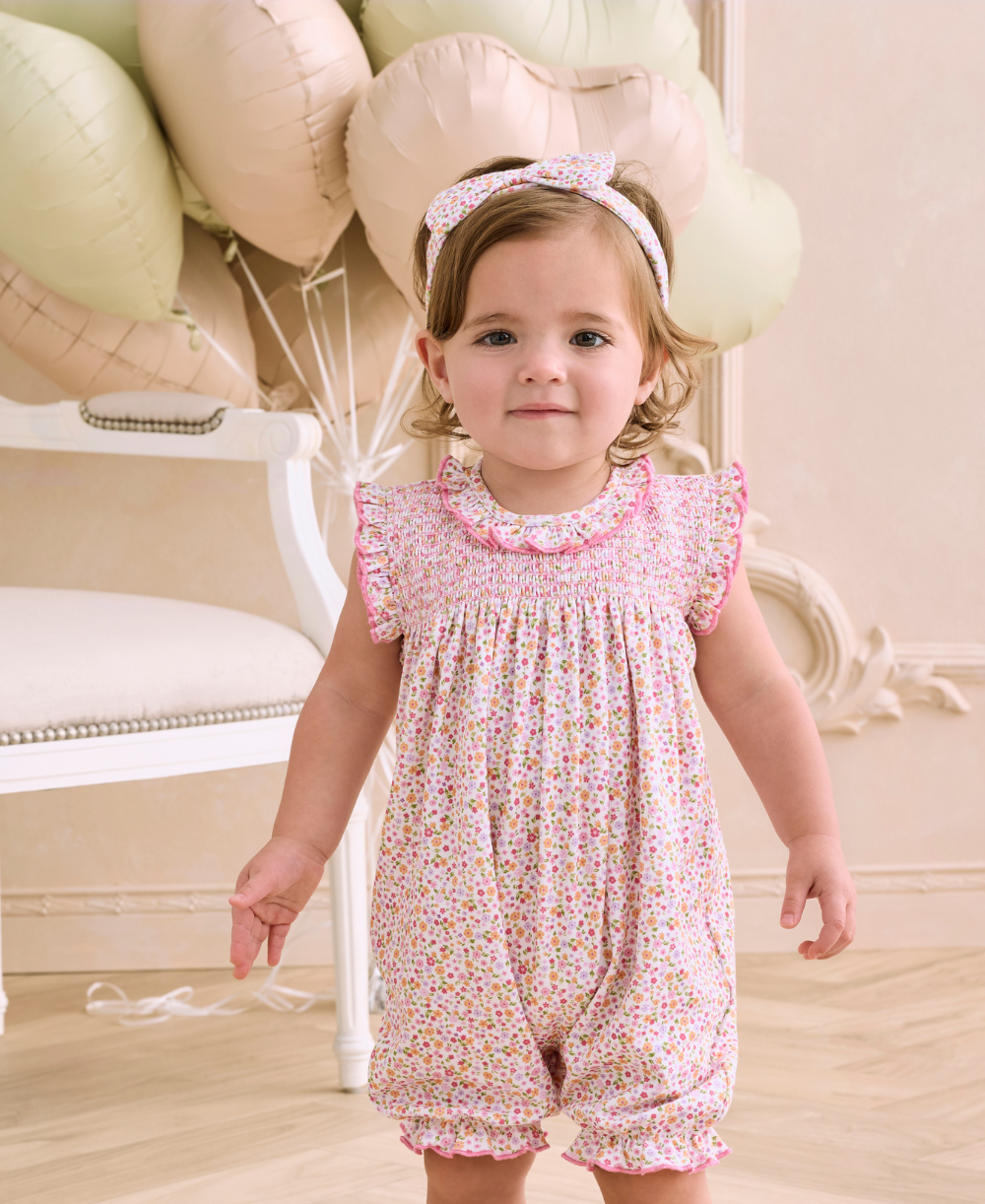 Blossoming Bows Floral Headband - Kissy Kissy