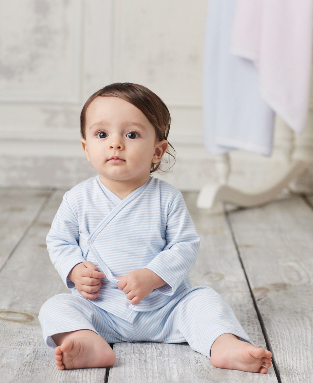 Take Me Home Blue Simple Stripes Bundle Set - Kissy Kissy