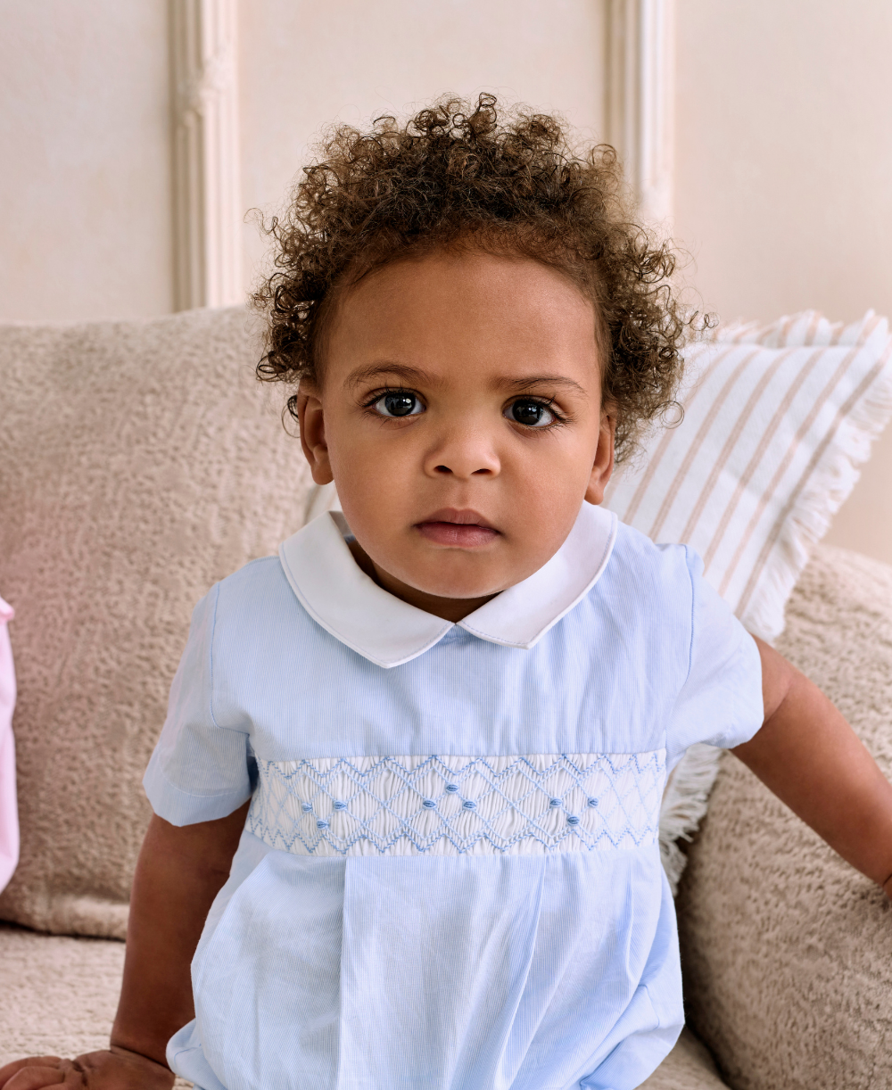 CLB Summer 26 Blue Woven Short Playsuit