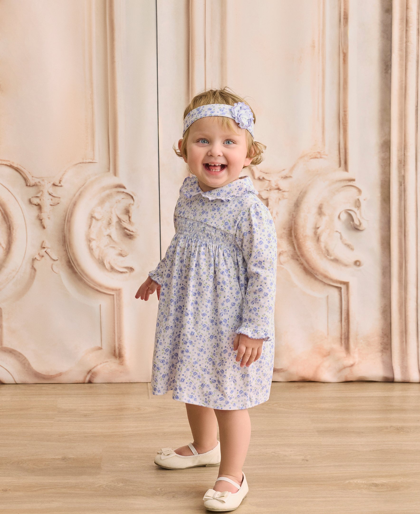 Cottage Roses Lilac Headband - Kissy Kissy