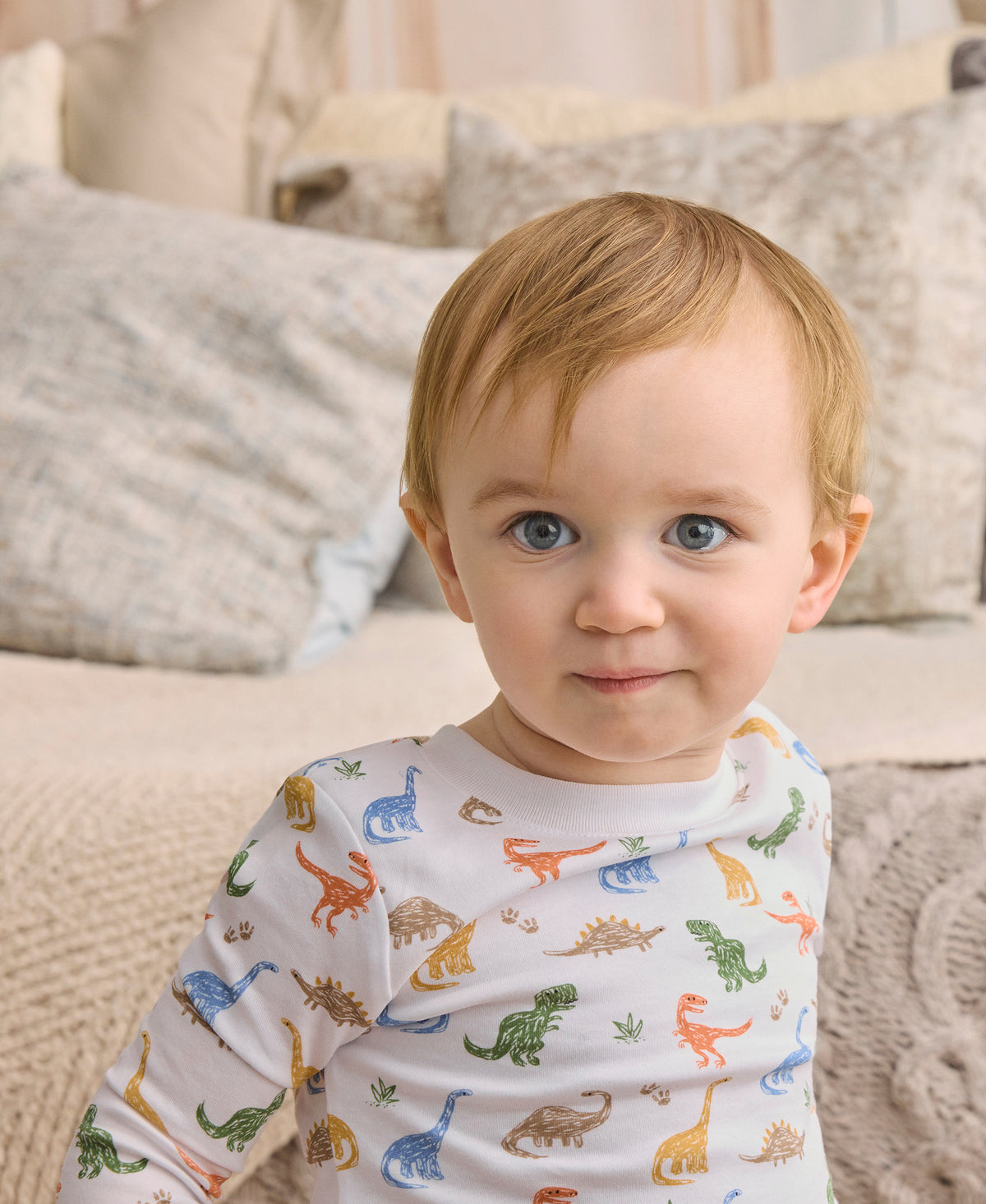 Dino Stomp Toddler Pajama Set - Kissy Kissy