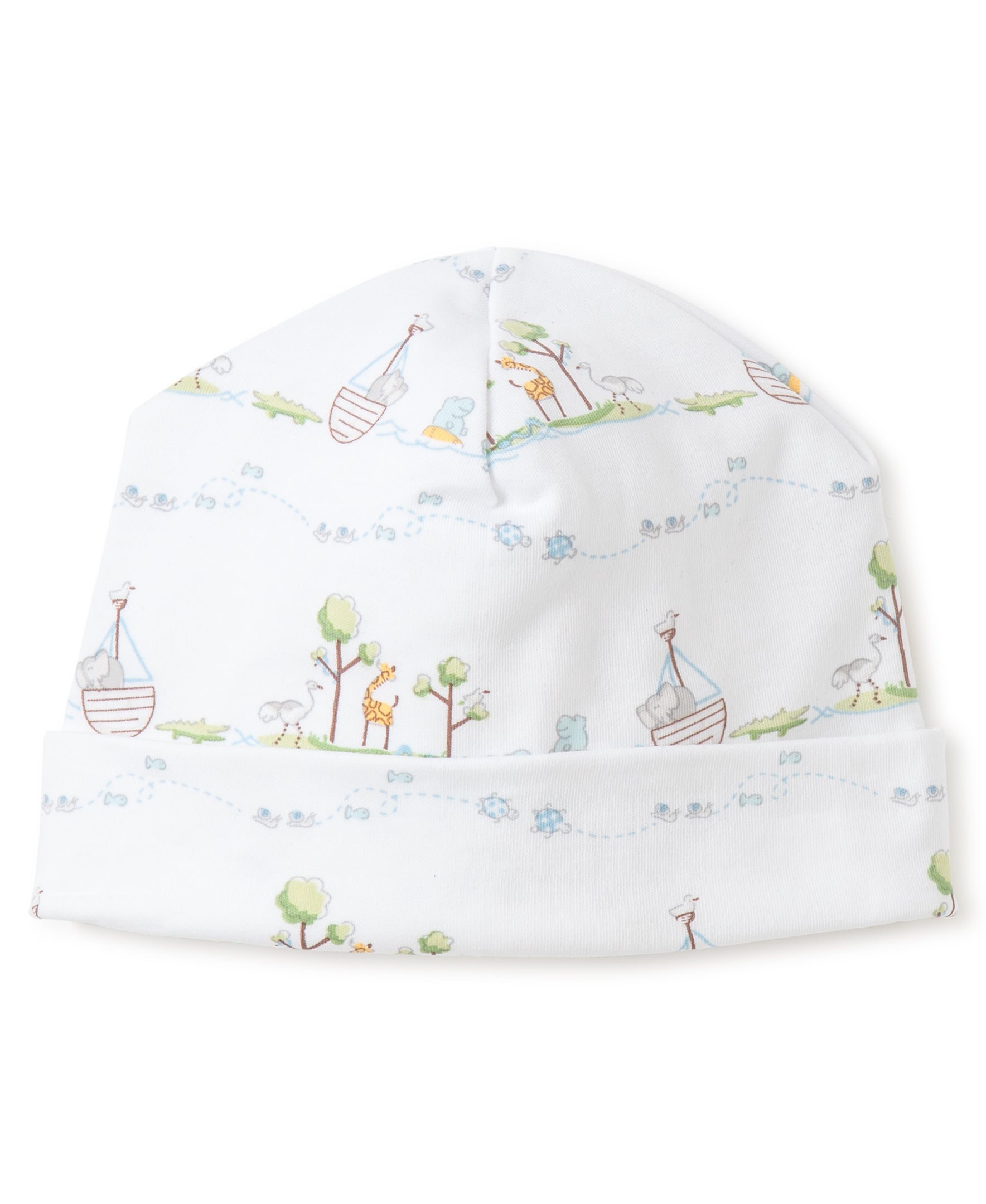 Blue Noah's Print Hat - Kissy Kissy