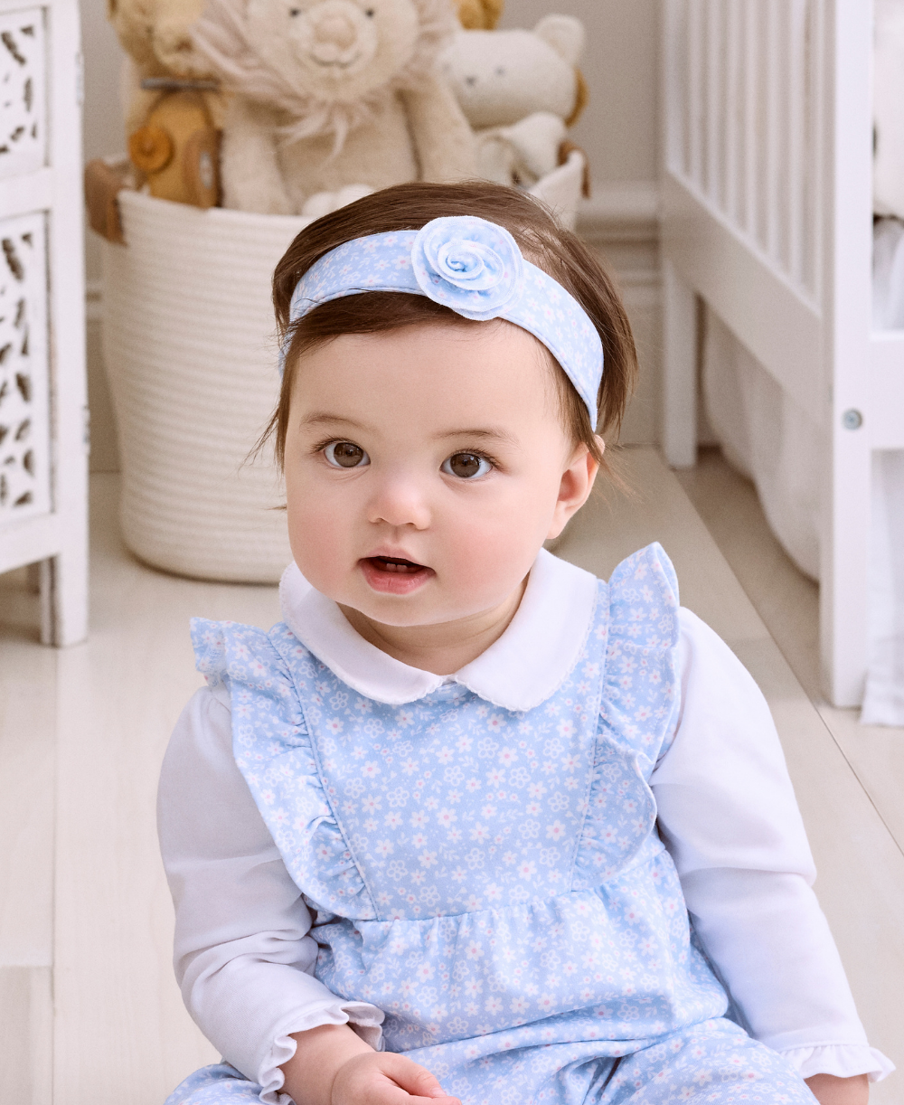 Fall in Bloom Blue Headband - Kissy Kissy