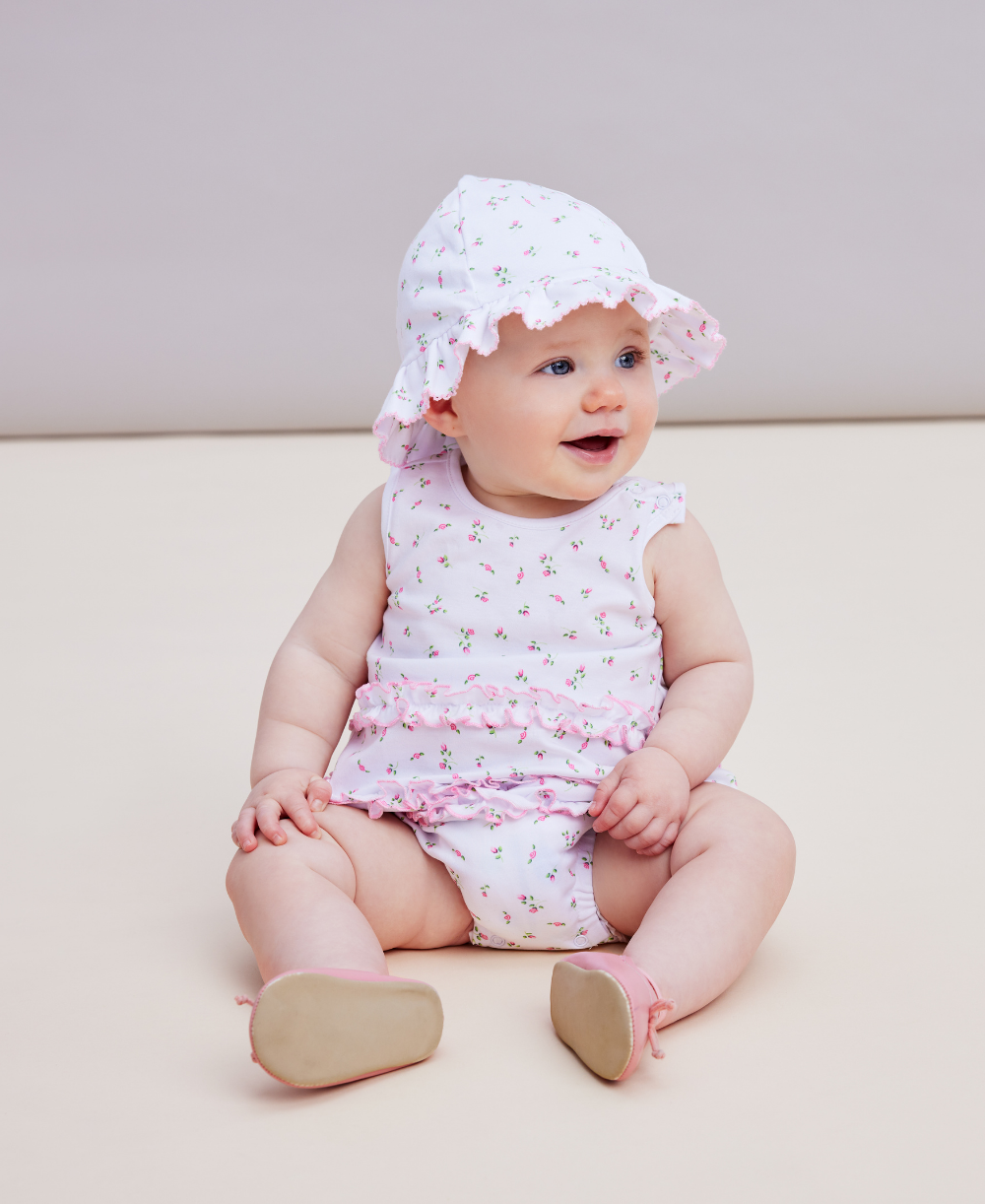 Garden Roses Ruffle Bubble - Kissy Kissy