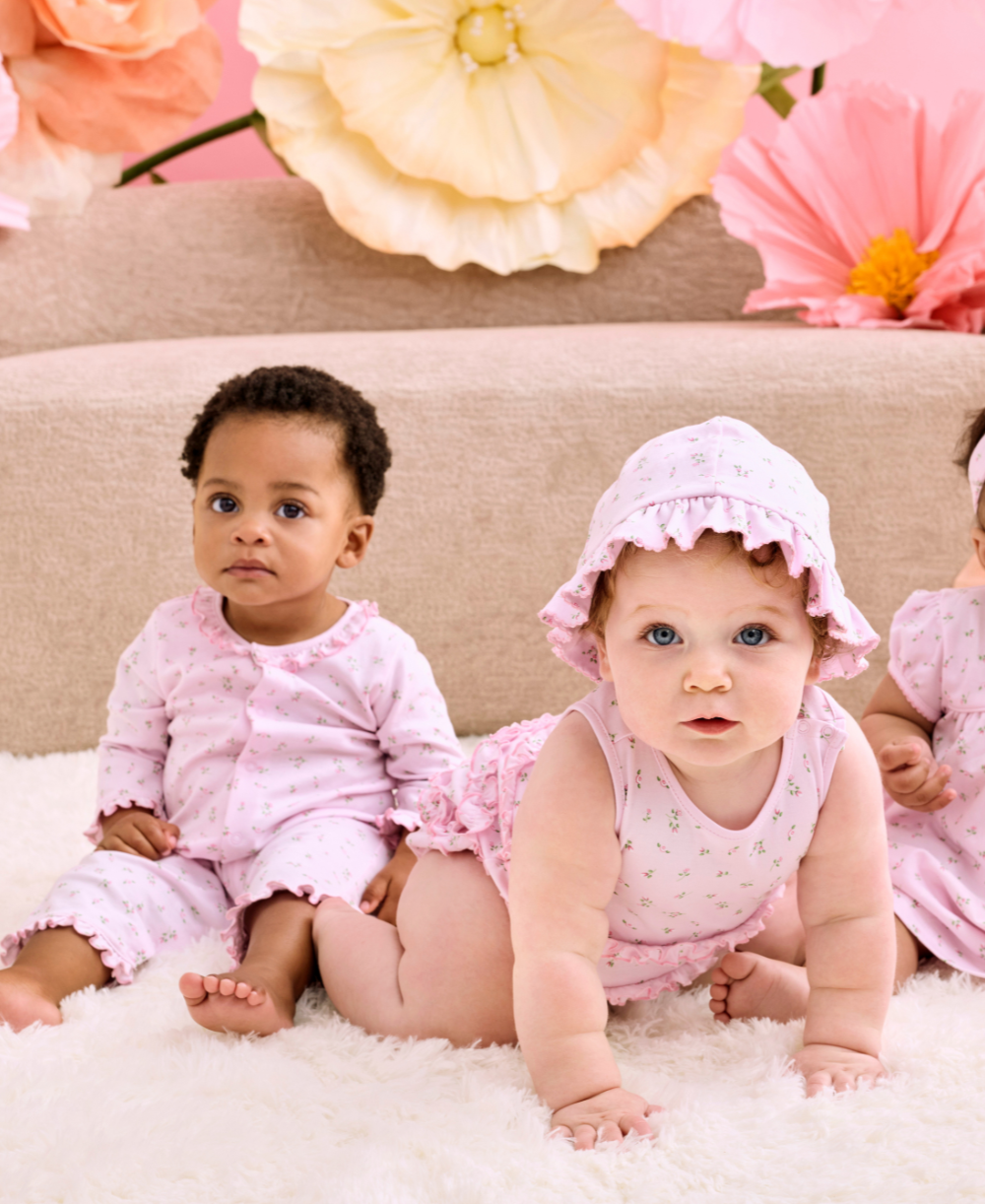 Garden Roses Pink Floppy Hat - Kissy Kissy