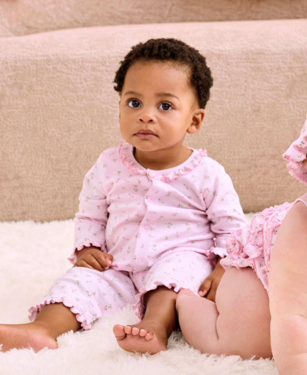 Garden Roses Pink Playsuit - Kissy Kissy