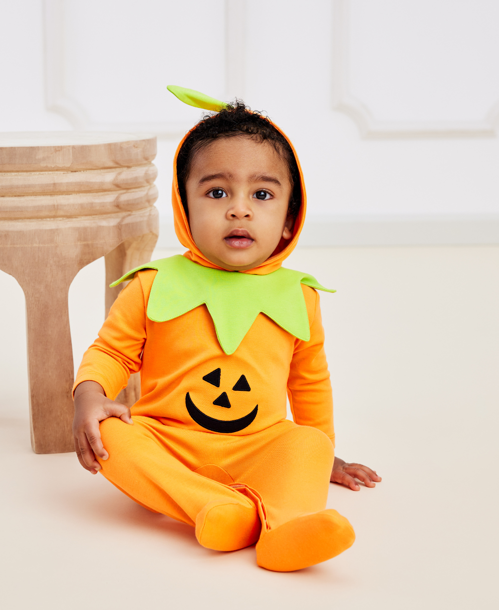 Ghostly Cheer Footie with Hood - Kissy Kissy