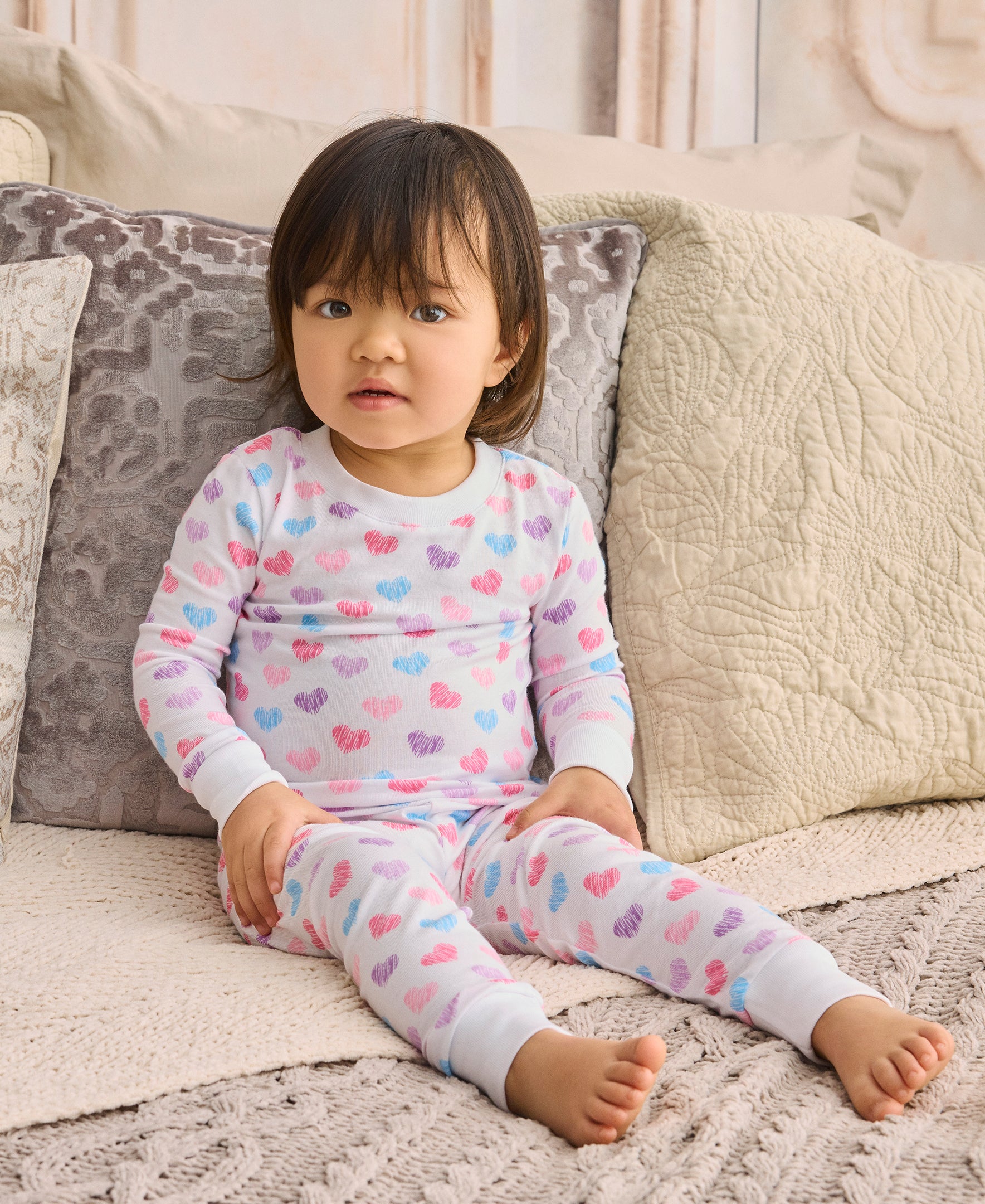 Kissy Love Hopeful Hearts StretchFlex Toddler Pajama Set - Kissy Kissy