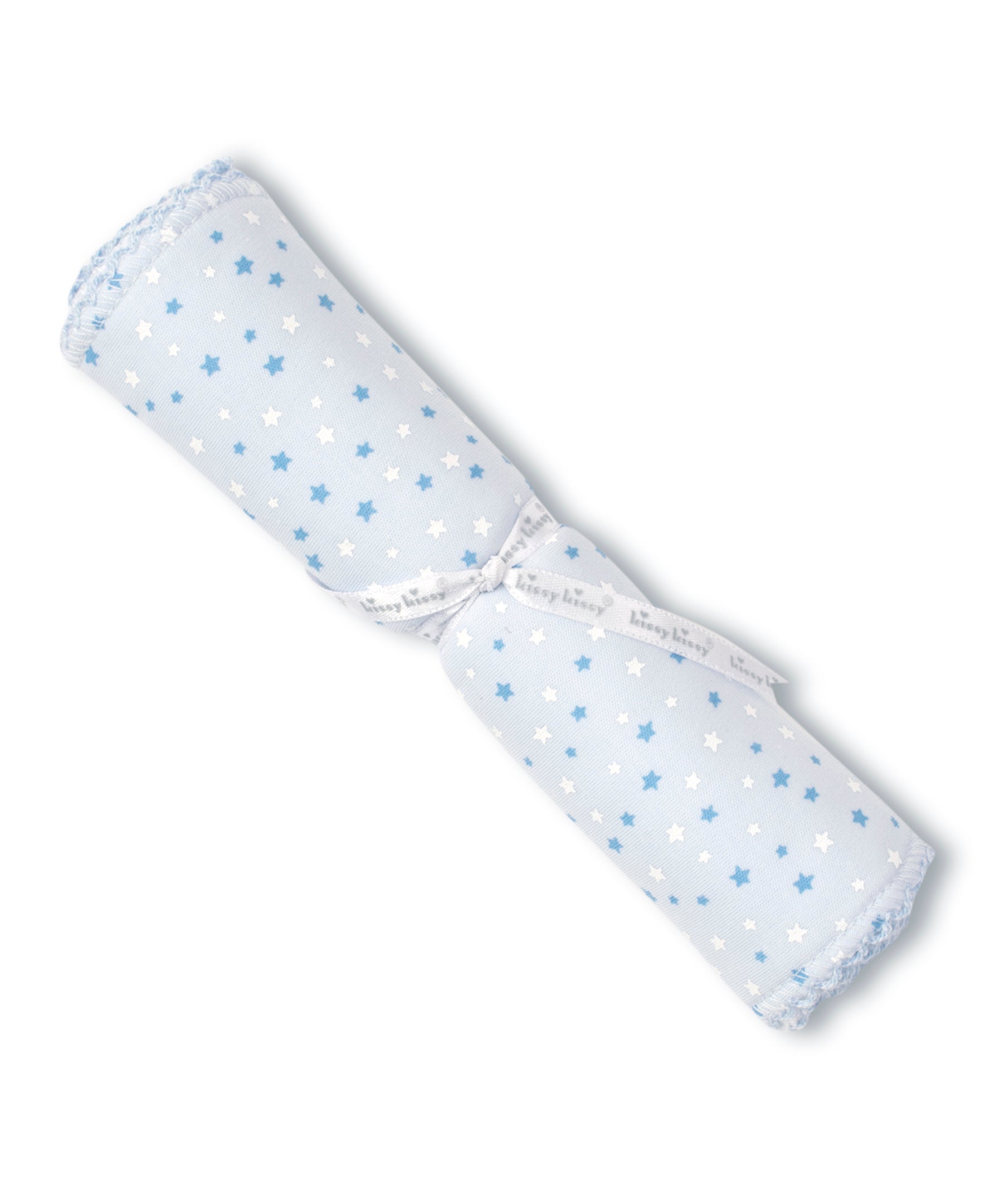 Kissy Superstars Blue Print Burp Cloth - Kissy Kissy