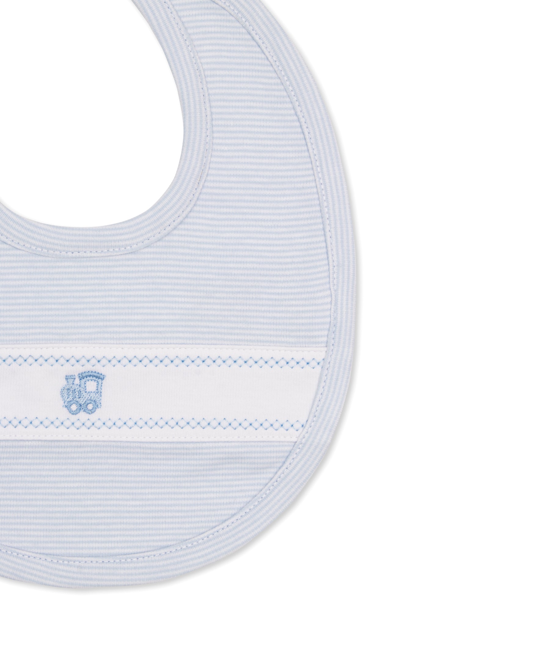 Classic Treasures FA26 Blue Stripe Bib