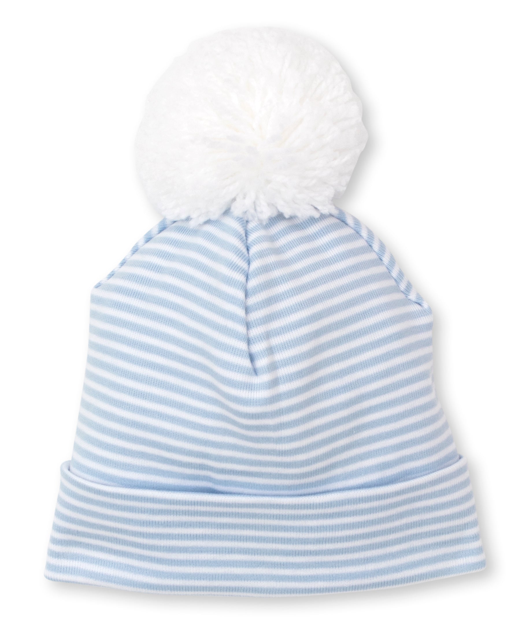 Classic Rib Blue Stripe Hat - Kissy Kissy
