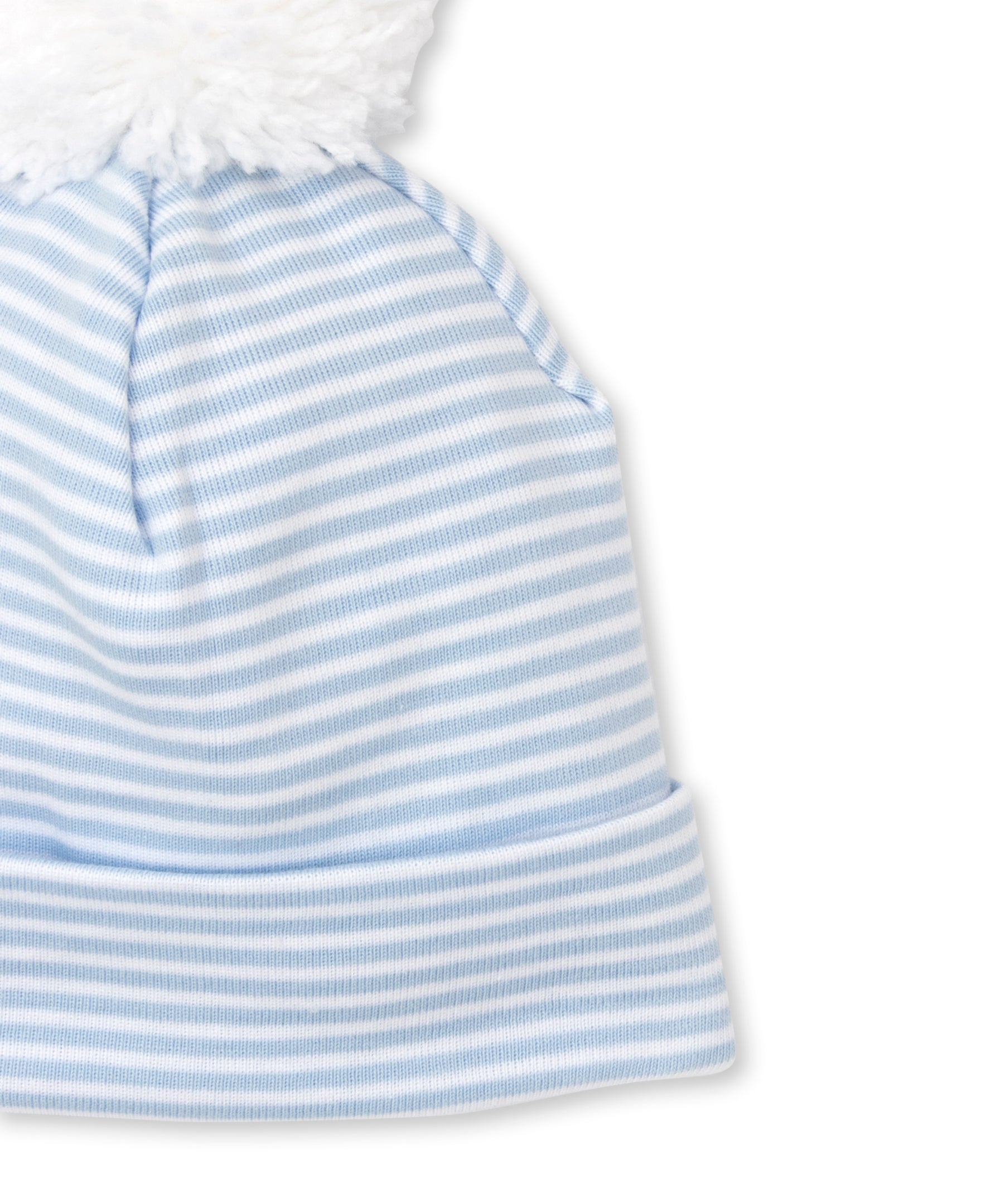 Classic Rib Blue Stripe Hat - Kissy Kissy