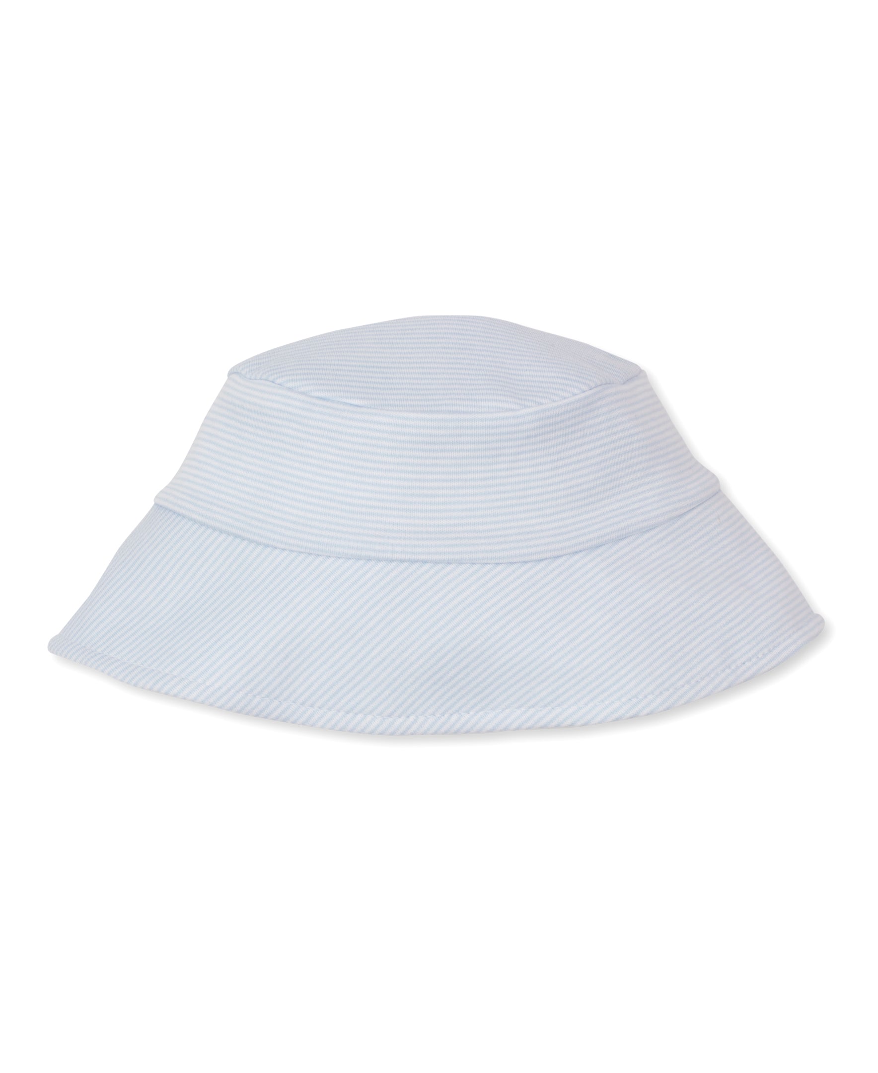 Construction Trucks Light Blue Stripe Bucket Hat - Kissy Kissy