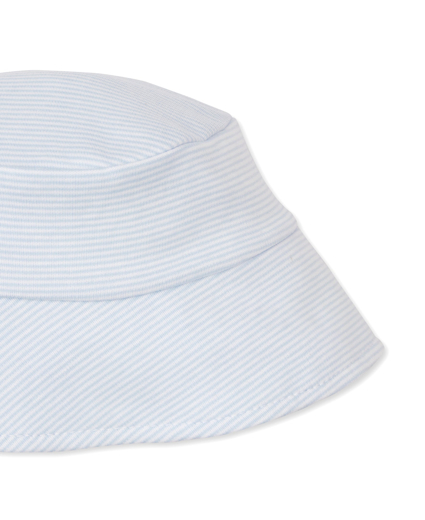 Construction Trucks Light Blue Stripe Bucket Hat - Kissy Kissy