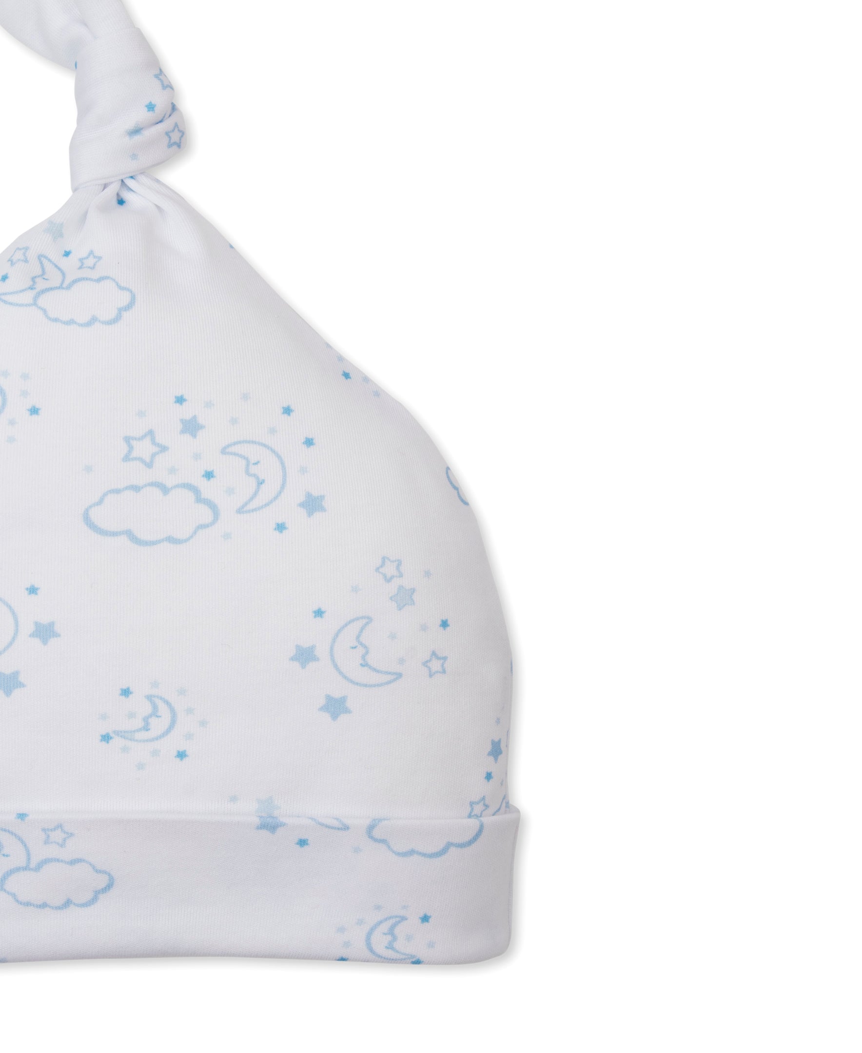 Cheerful Goodnight Blue Knotted Hat - Kissy Kissy